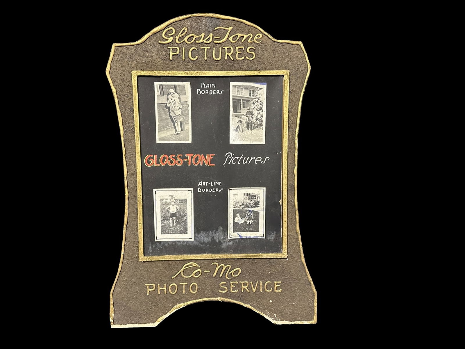 Gloss tone pictures photo service display sign (1 of 2)