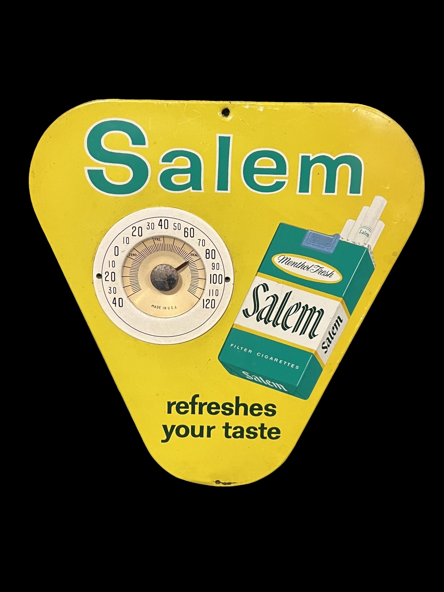 Salem cigarette metal thermometer (1 of 2)