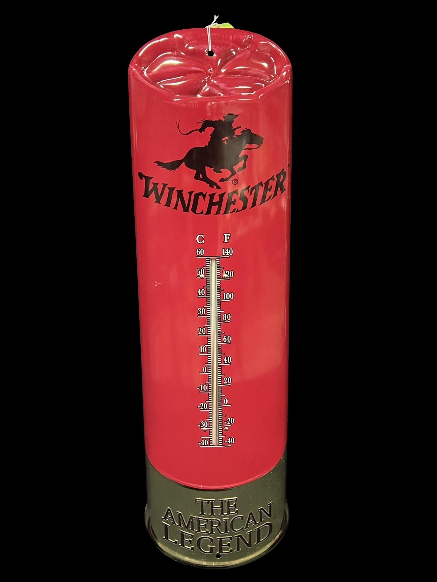 Reproduction Winchester tin metal thermometer (1 of 2)
