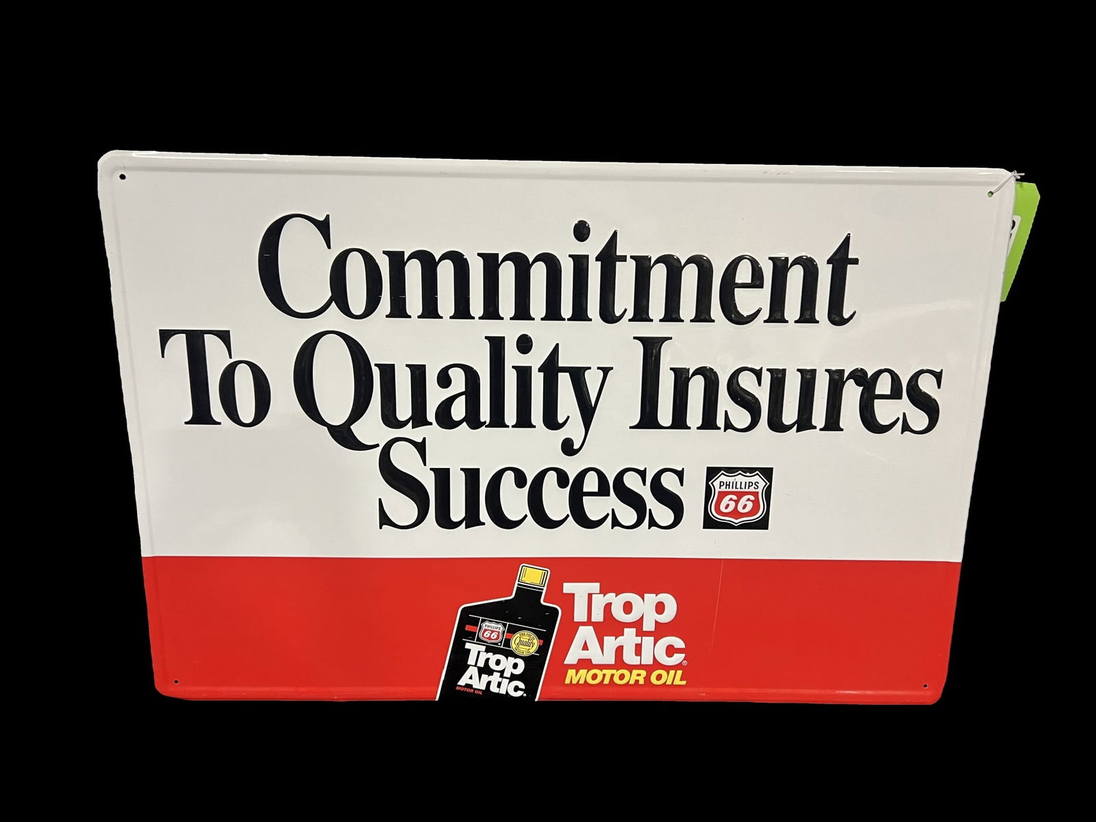 Phillips 66 Trop Artic motor oil tin metal sign (1 of 2)