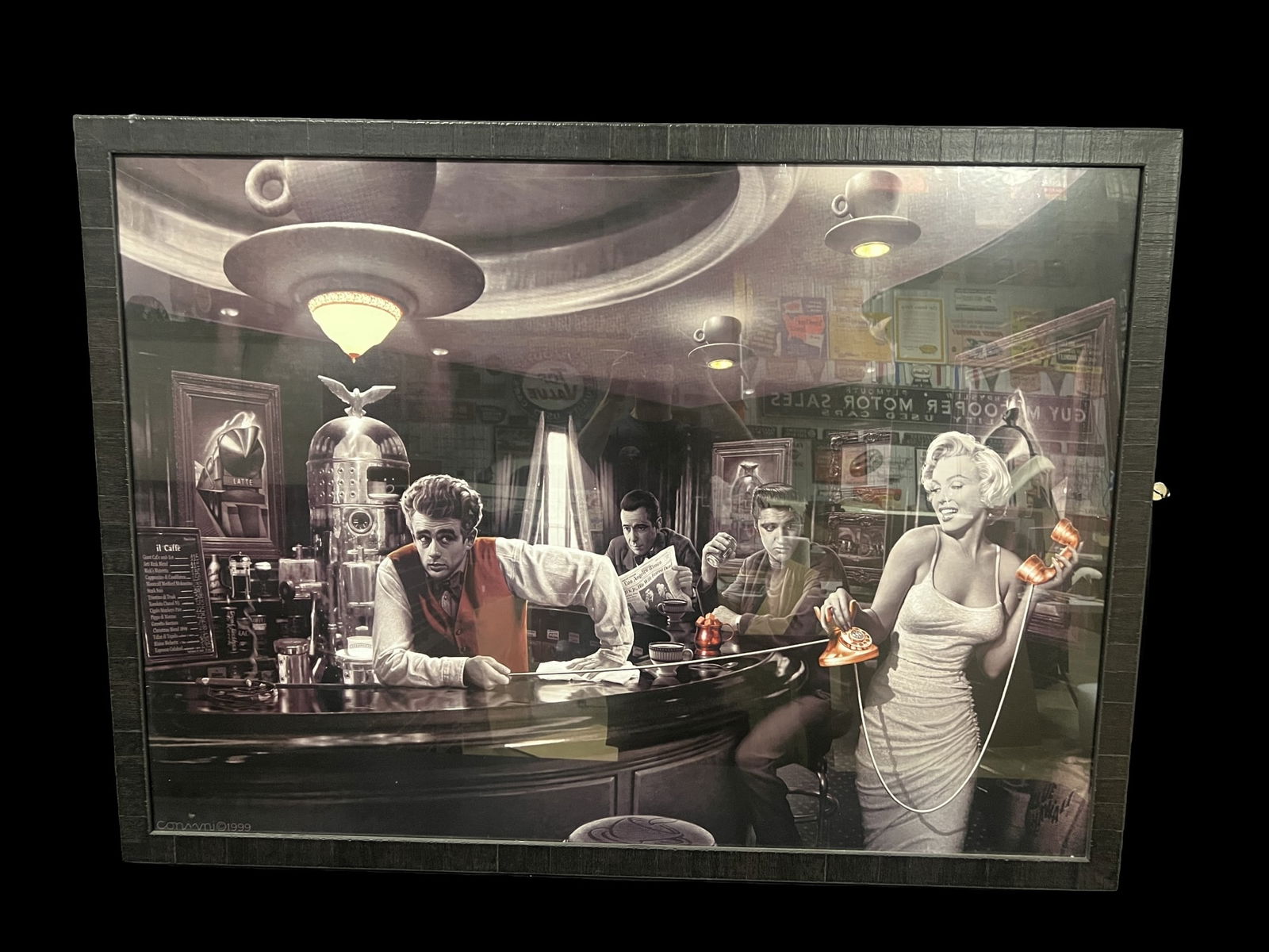 1999 James Dean Marilyn Monroe Elvis poster (1 of 1)