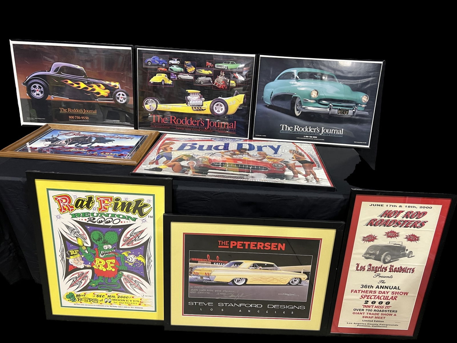 Rodders Journal posters Rat Fink reunion Los Angeles Roadsters Peterson Budweiser poster (1 of 6)