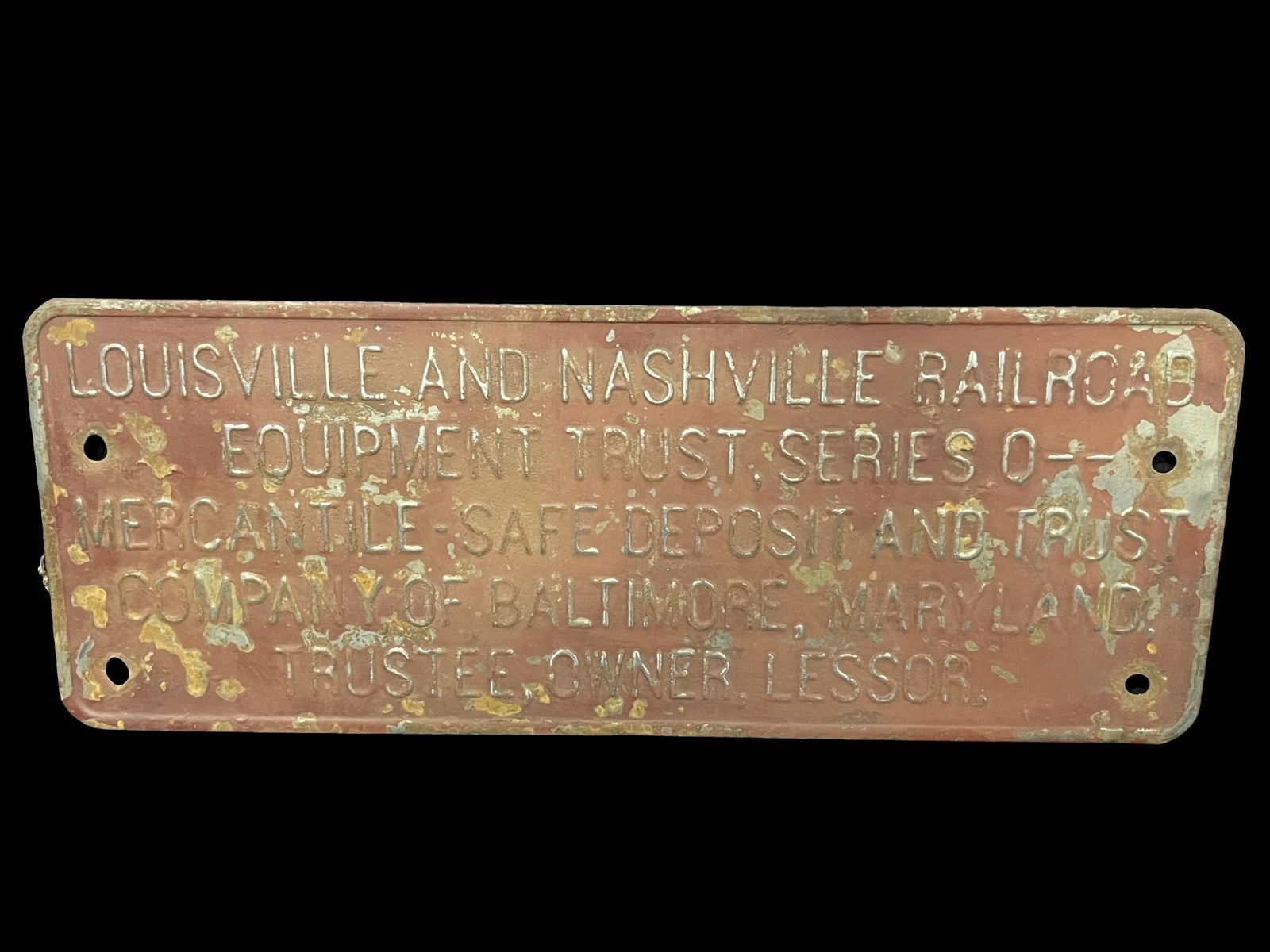 Louisville Nashville railroad sign (1 of 1)