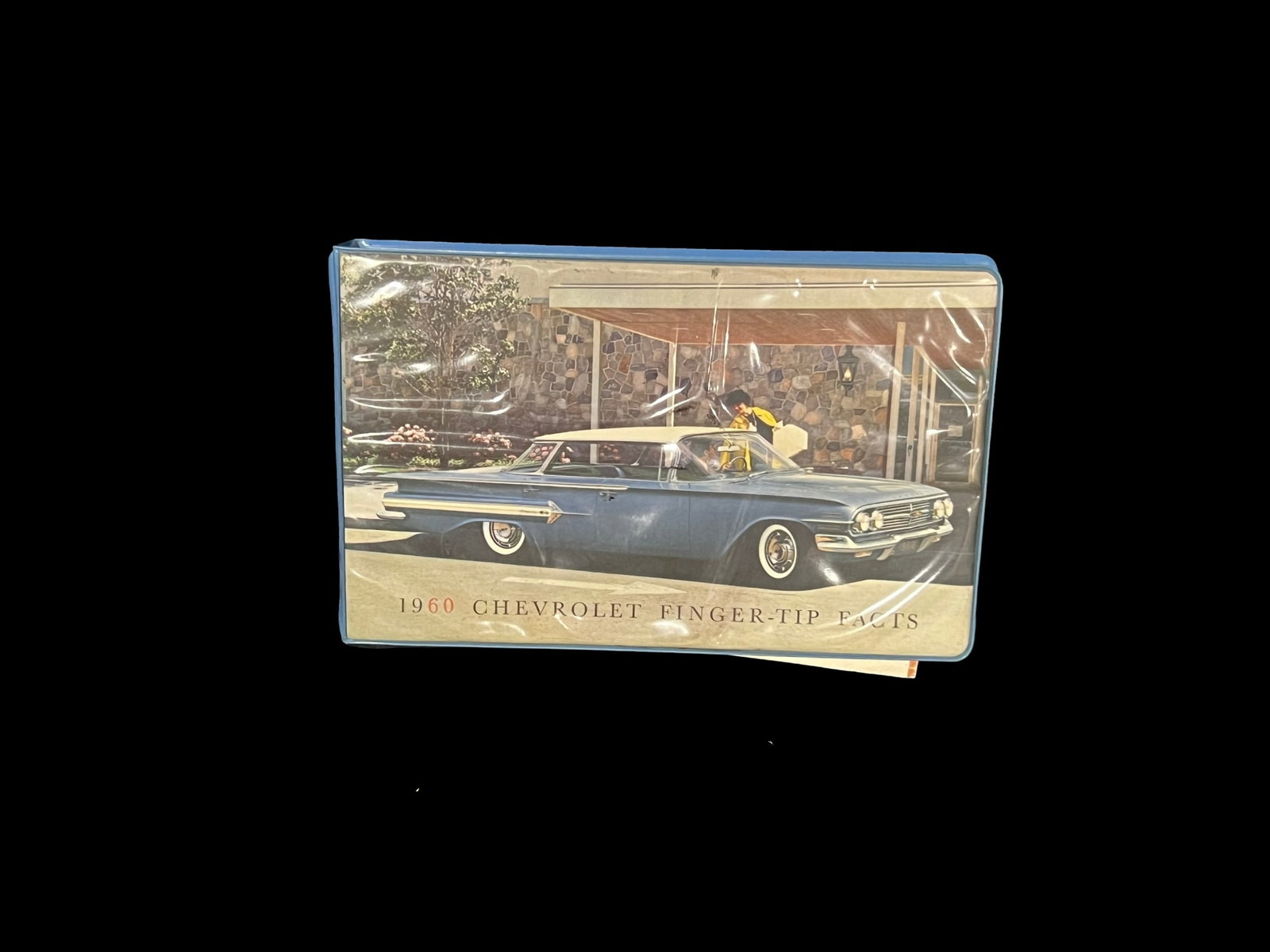 Original 1960 Chevrolet dealer sales showroom album finger tip facts: Dealer sales and promo book in good condition. No water damage. PLEASE NOTE, THERE IS ONLY ONE WAY TO PAY FOR ONLINE ITEMS IN THIS AUCTION WHICH IS THROUGH LIVE AUCTIONEERS. THIS IS THE MOST SECURE ME