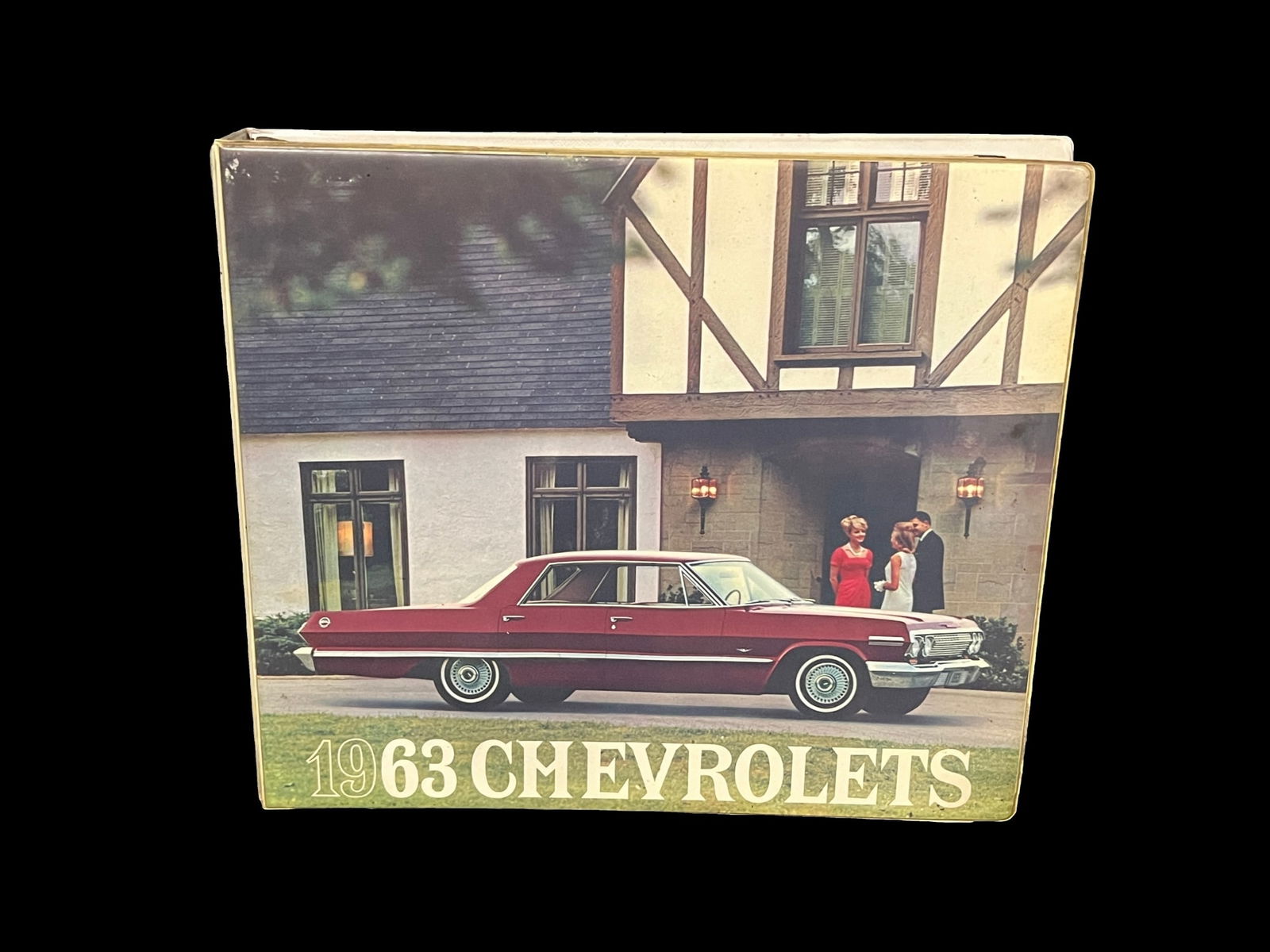 Original 1963 Chevrolet impala Corvette dealer sales showroom album data book (1 of 2)