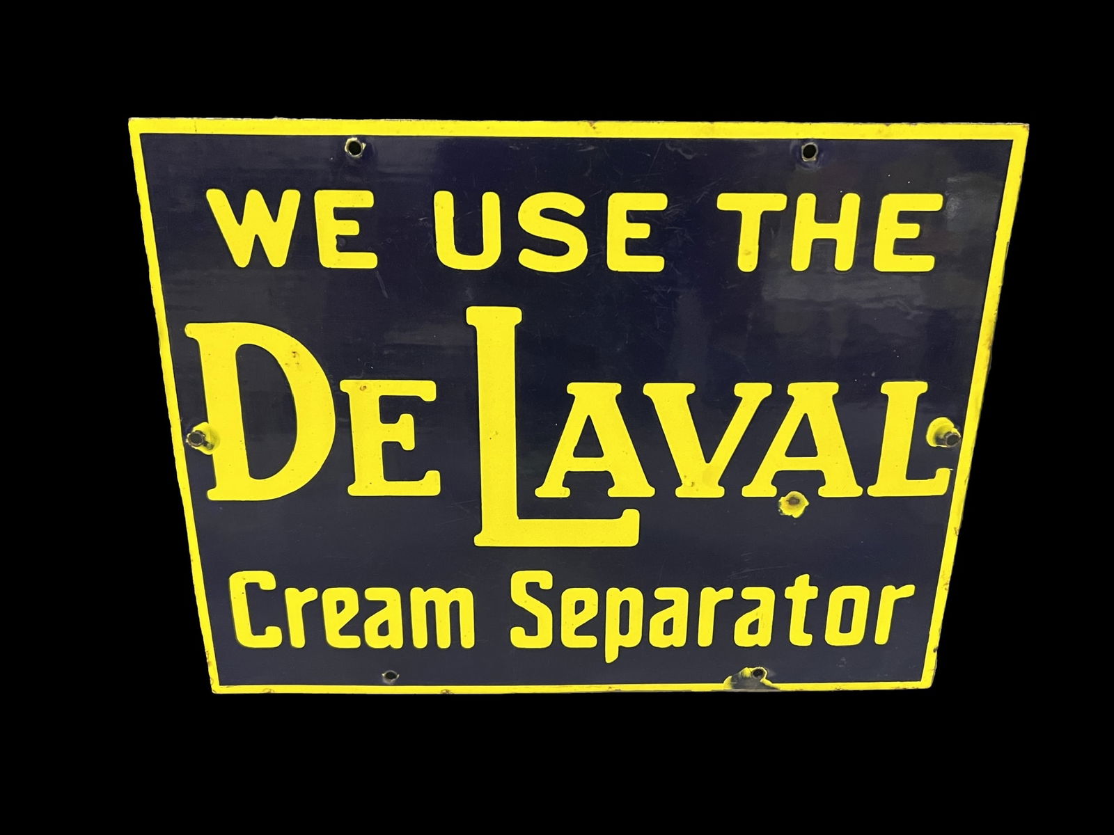 Use the DeLaval cream separator farming porcelain sign (1 of 1)