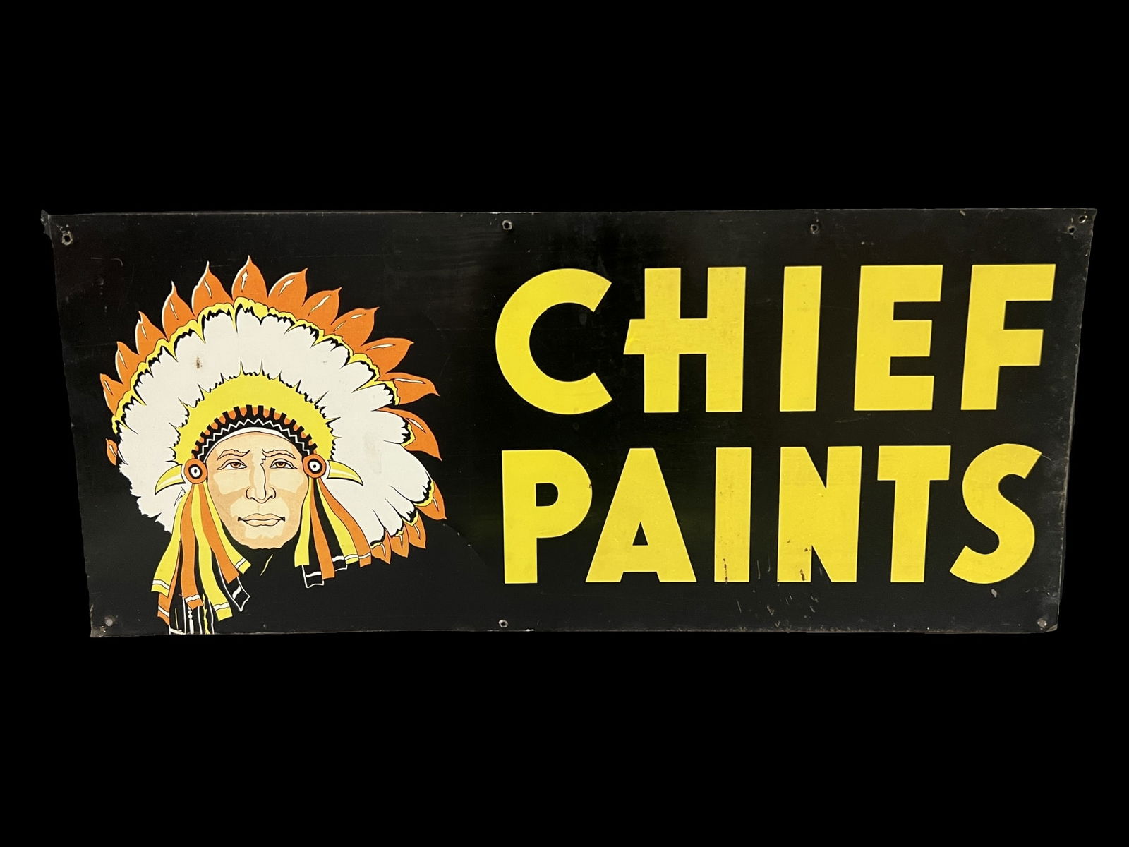 DST Chief Paints tin metal sign (1 of 2)