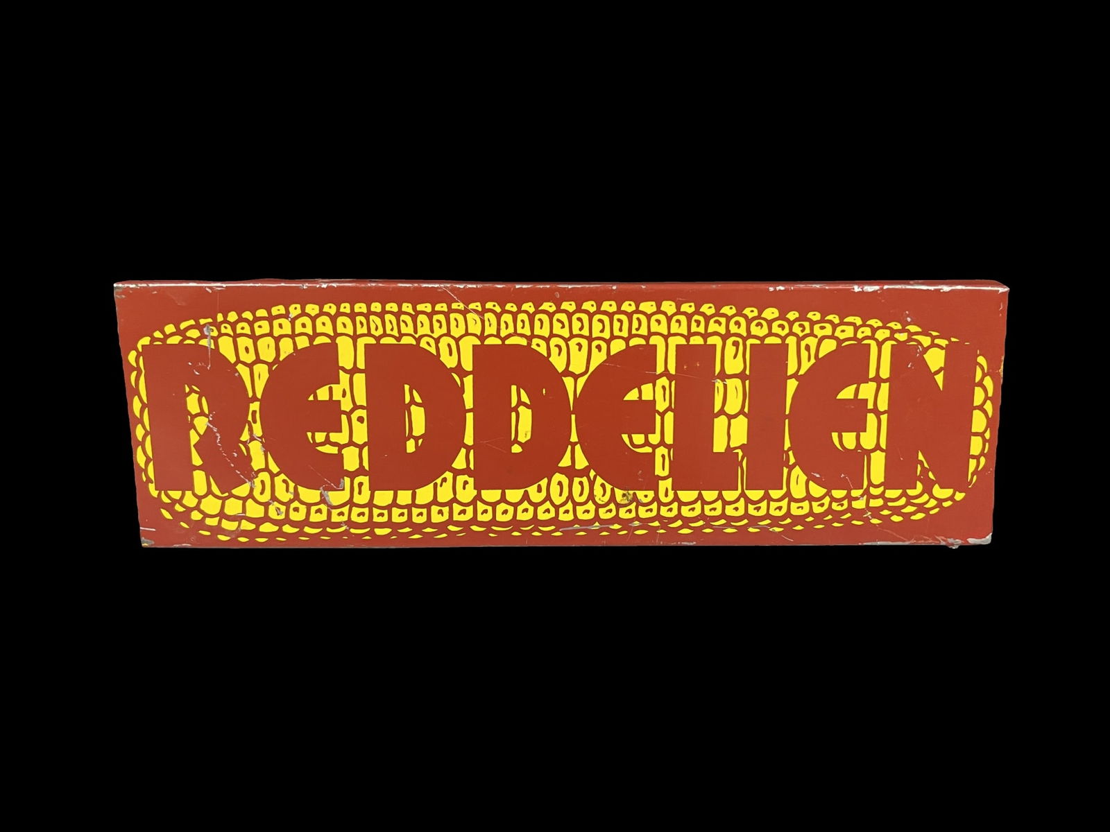 DST Reddelien tin metal topper corn farming sign (1 of 2)