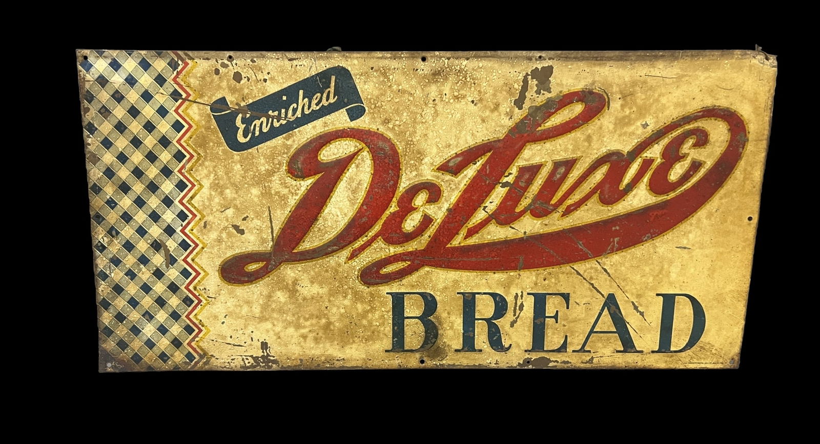 Enriched Deluxe bread tin metal sign (1 of 1)