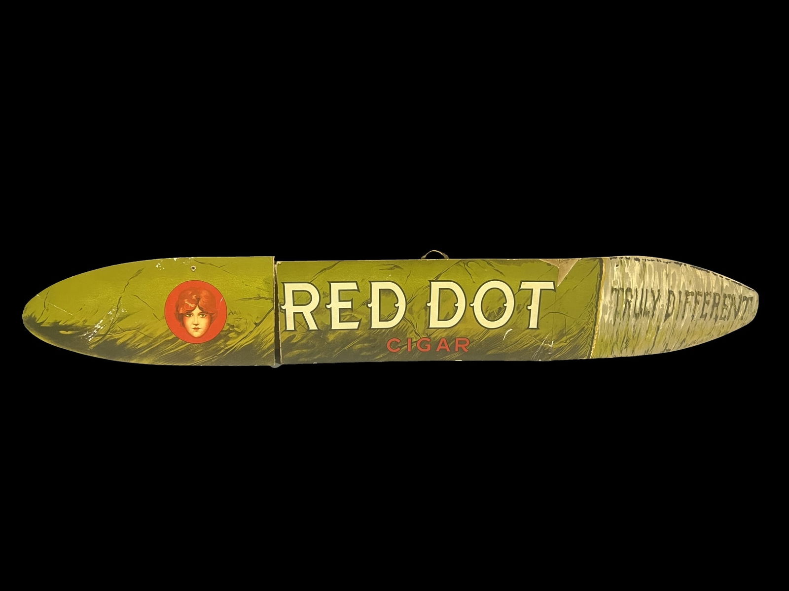 Red Dot cigar tobacco cigarette cardboard display sign (1 of 2)
