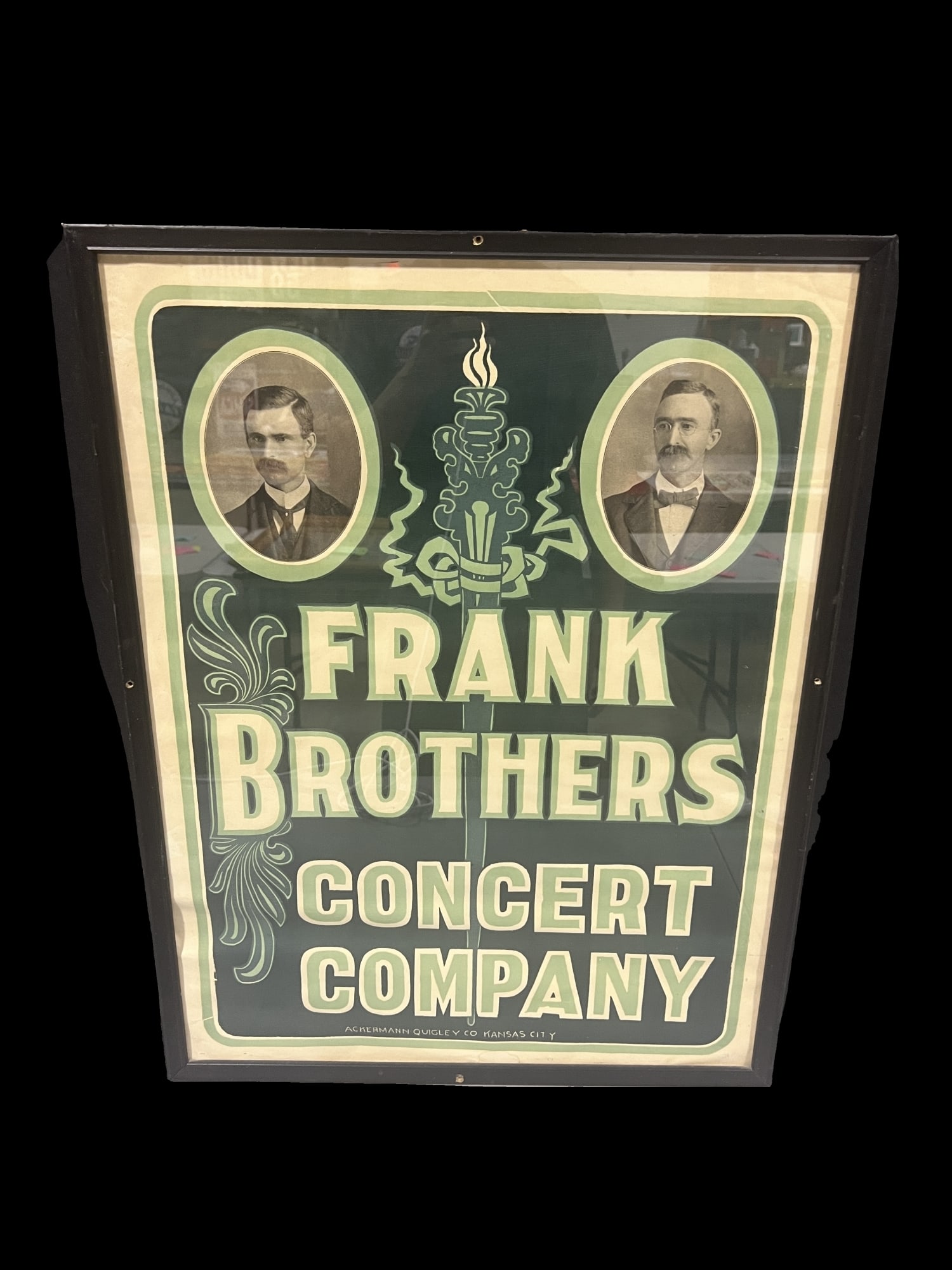 Frank brothers concert company framed poster (1 of 1)
