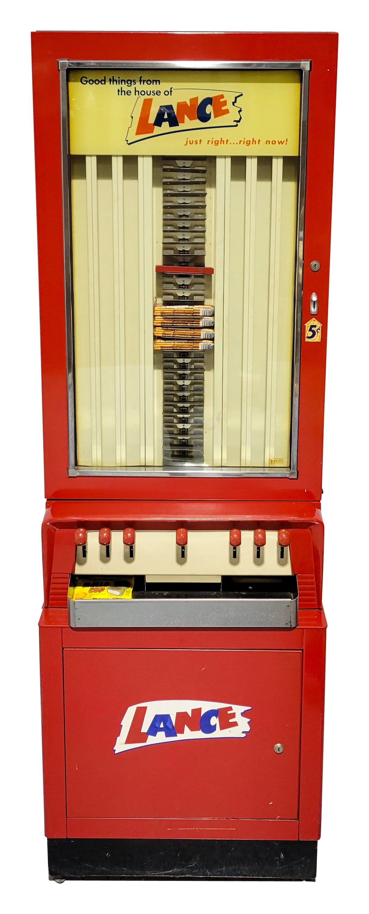 Lance 5 cent Coin OP Vending Machine (1 of 4)