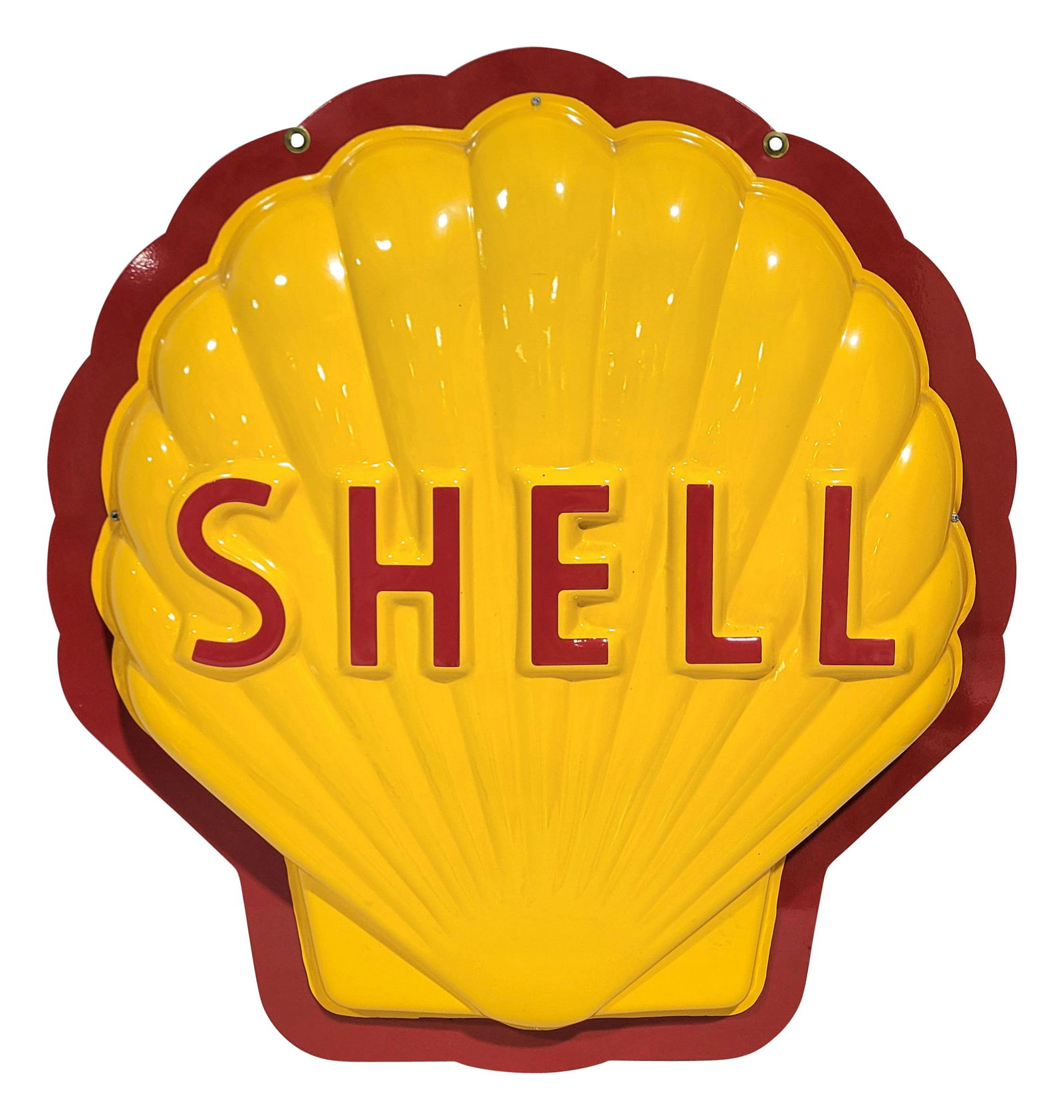 Shell Double Sided Clamshell Sign (1 of 2)