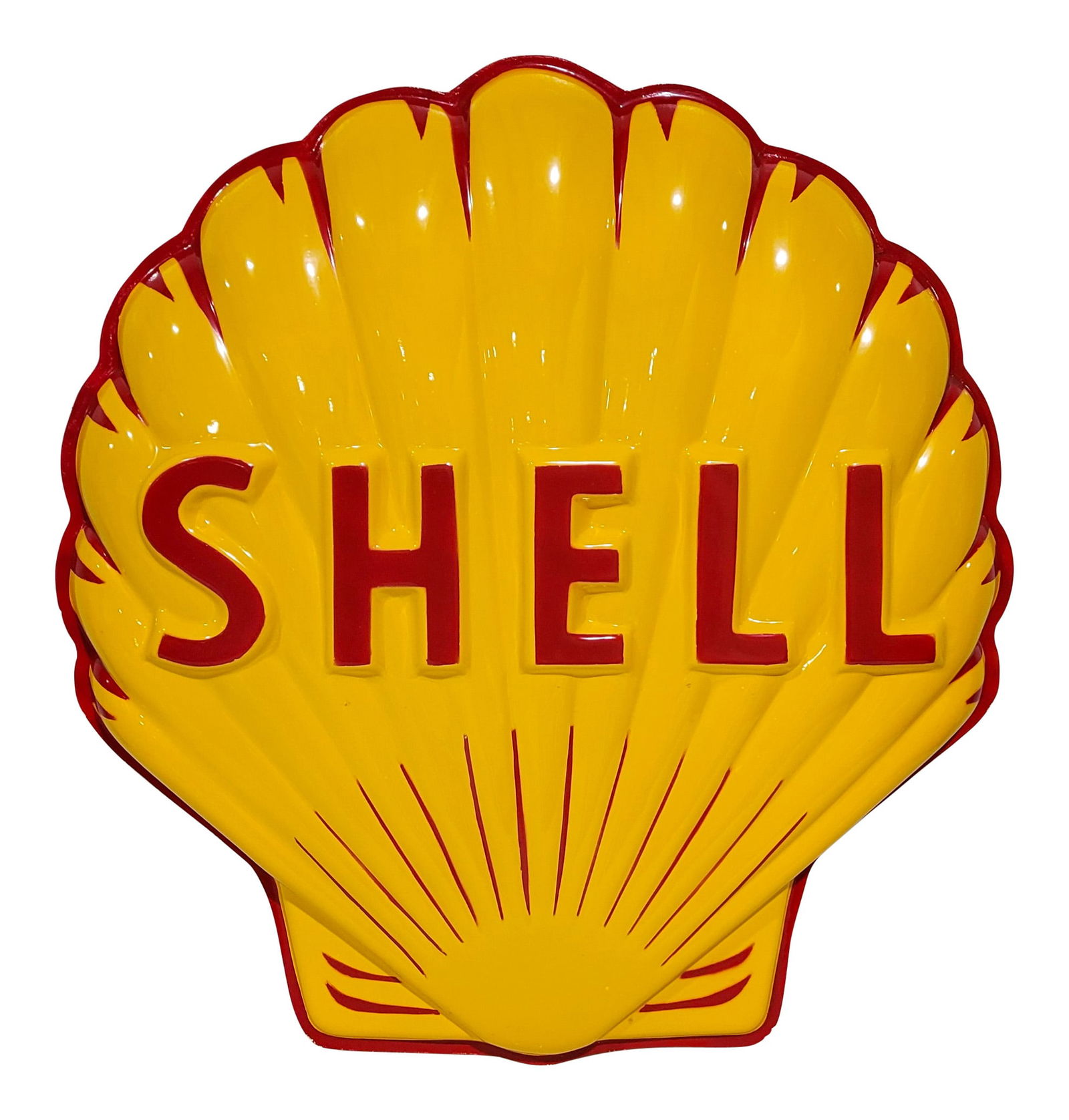 Shell Embossed Clamshell Sign (1 of 2)