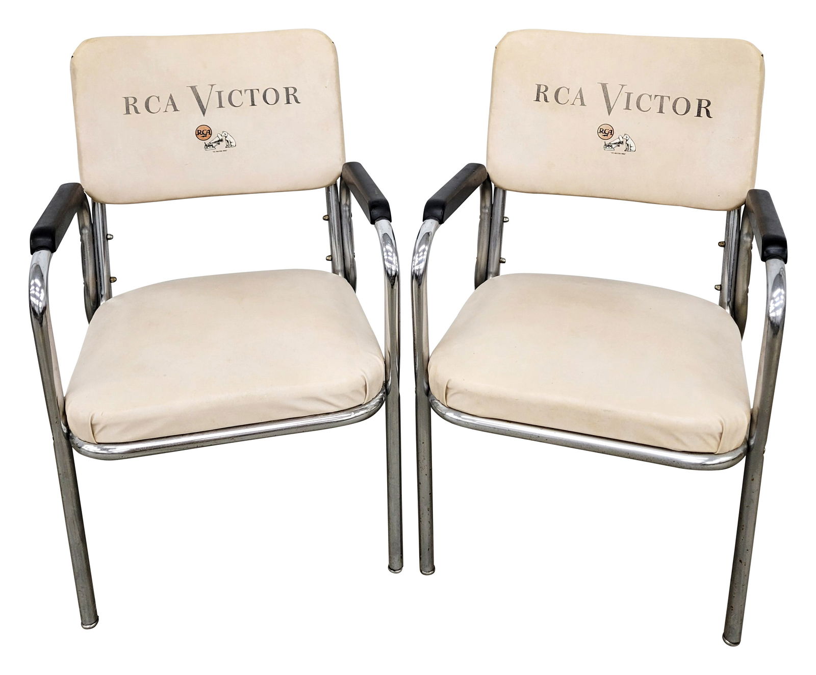 Pair of RCA Victor Dealer Chairs (1 of 3)