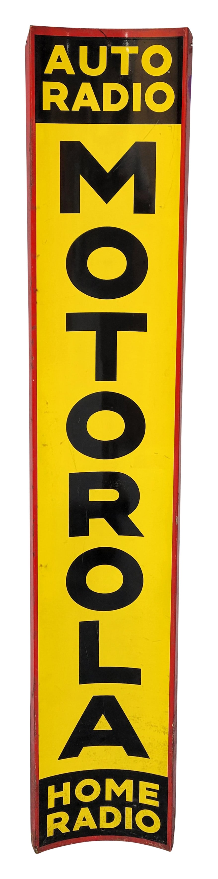 Motorola Auto Home Radio Vertical SST Sign (1 of 2)