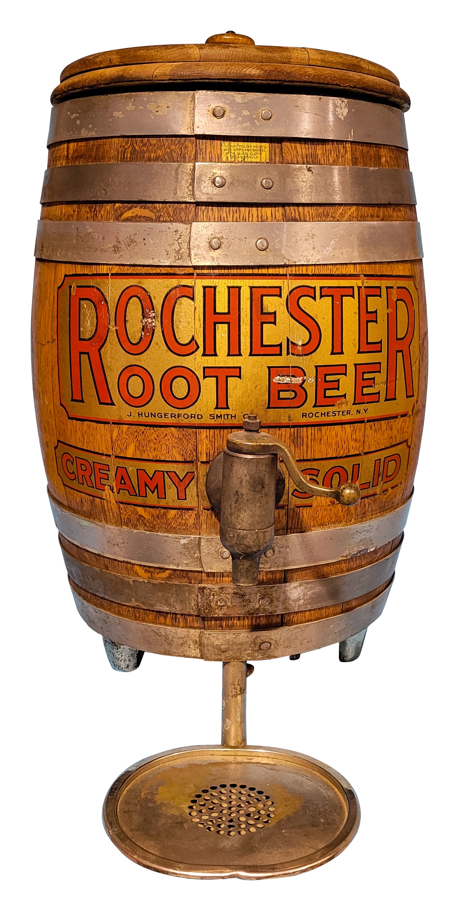 Rochester Root Beer Wood Barrel Dispenser (1 of 4)