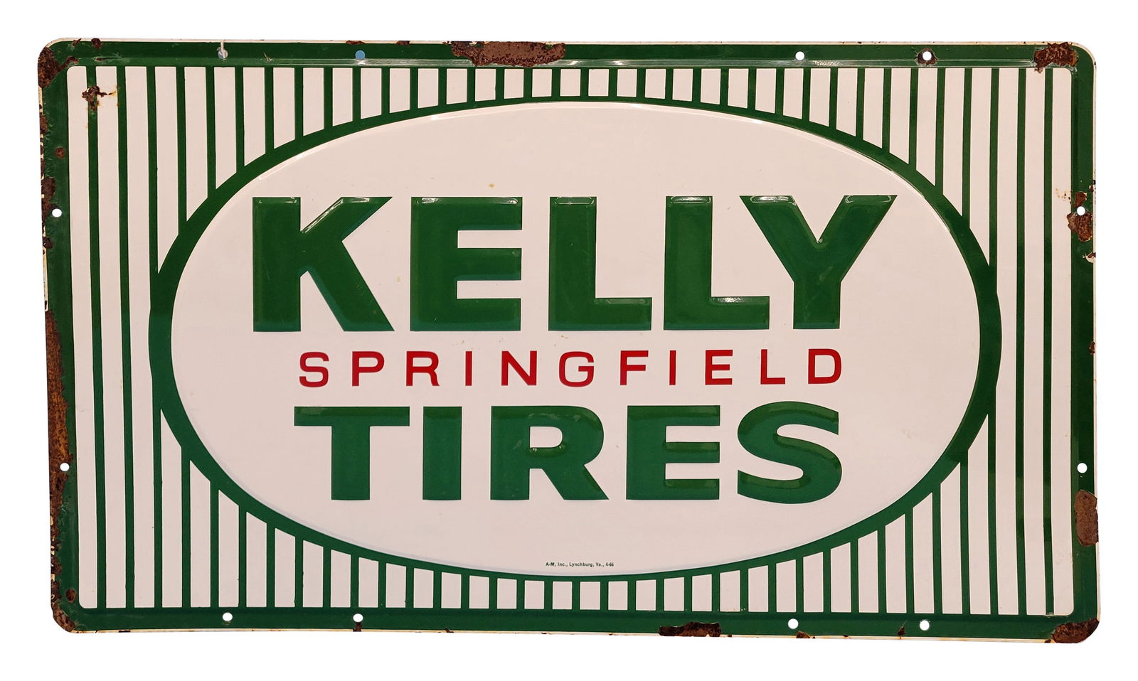 Kelly Springfield Tires Embossed SST Sign (1 of 2)