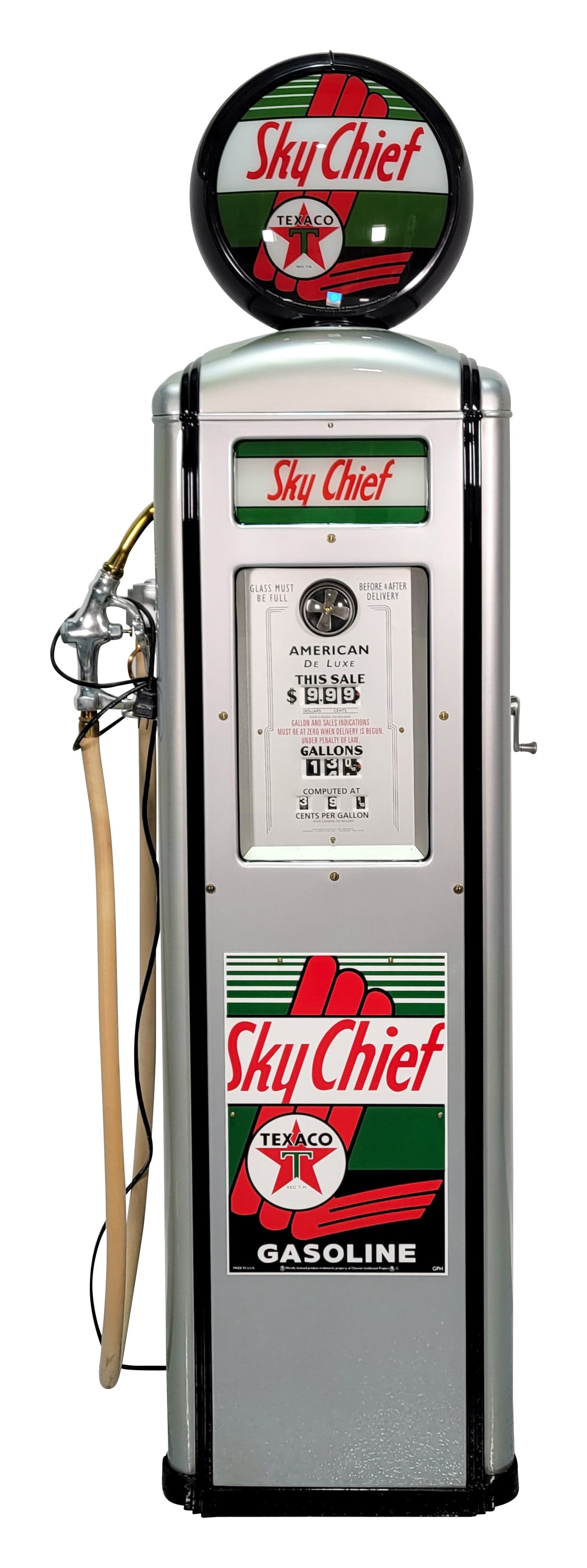 American Model #902 Computing Gas Pump Texaco Sky Chief Gasoline (1 of 4)