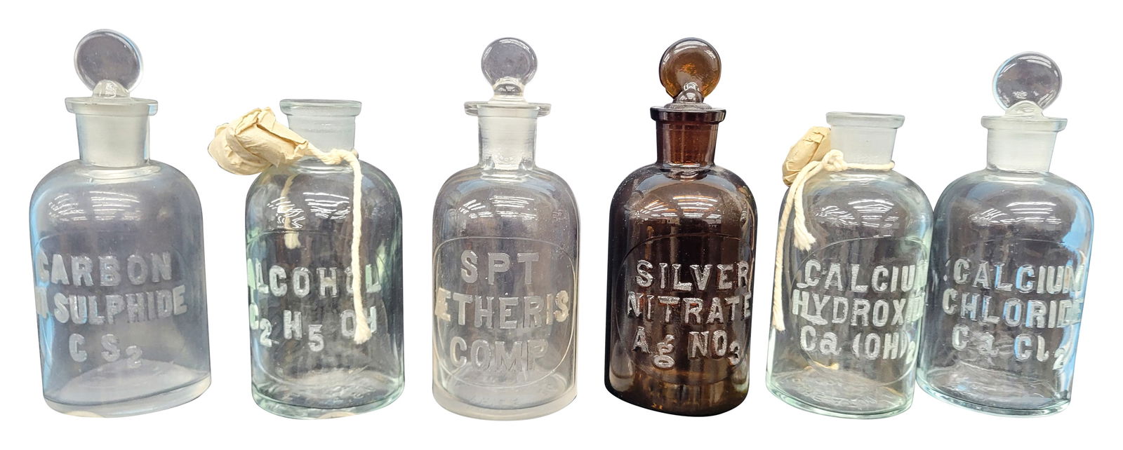 Apothecary Druggist Chemist Pharmacy Bottle Collection (1 of 4)