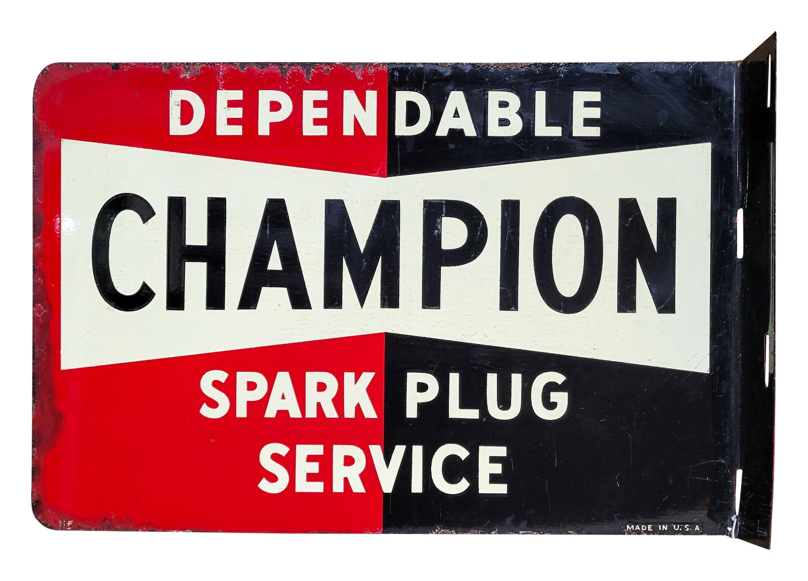 Dependable Champion Spark Plug Service DST Flange Sign (1 of 2)