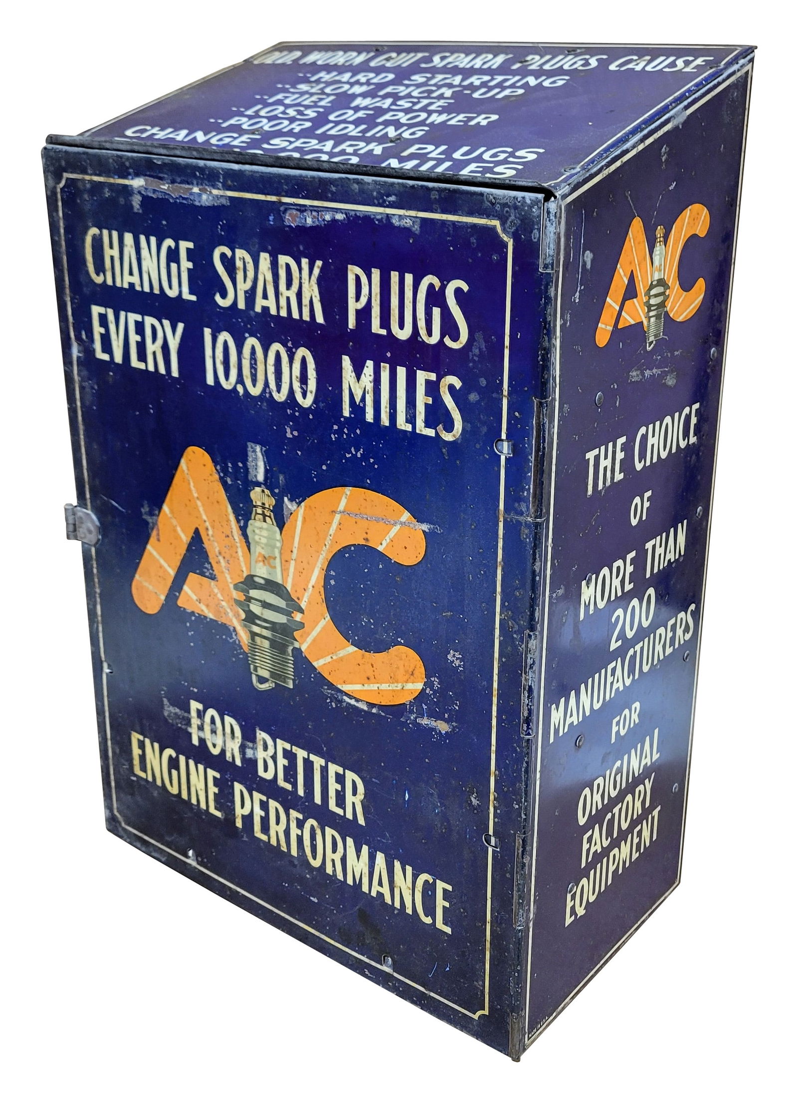 AC Spark Plugs Cabinet With Product (1 of 4)