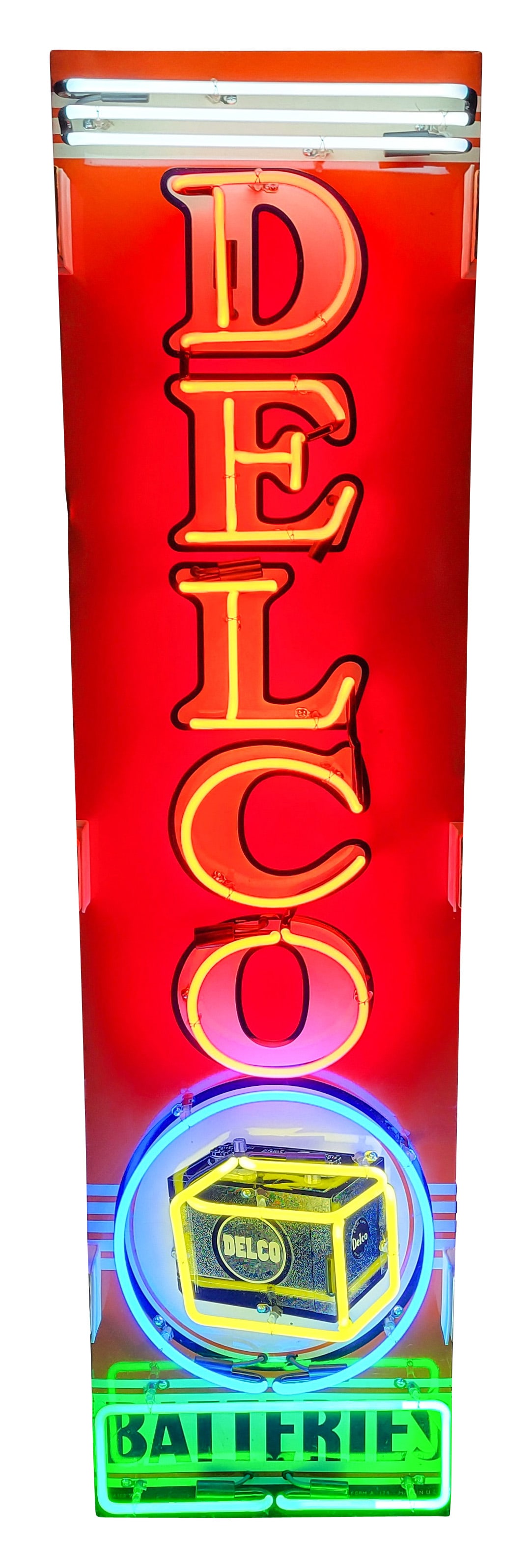 1954 Delco Batteries SST Neon Sign (1 of 4)