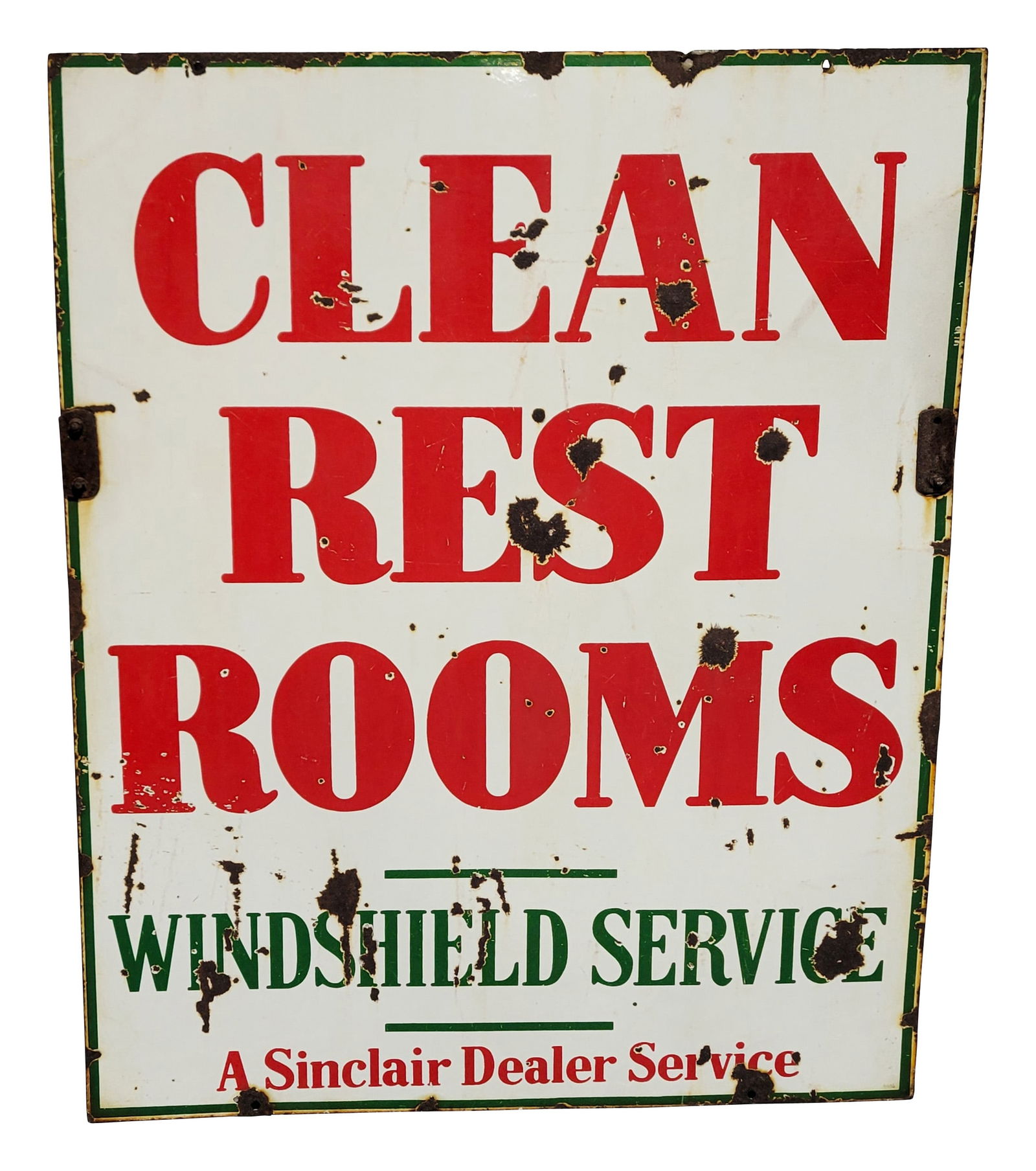 Sinclair Clean Rest Rooms DSP Sign (1 of 2)