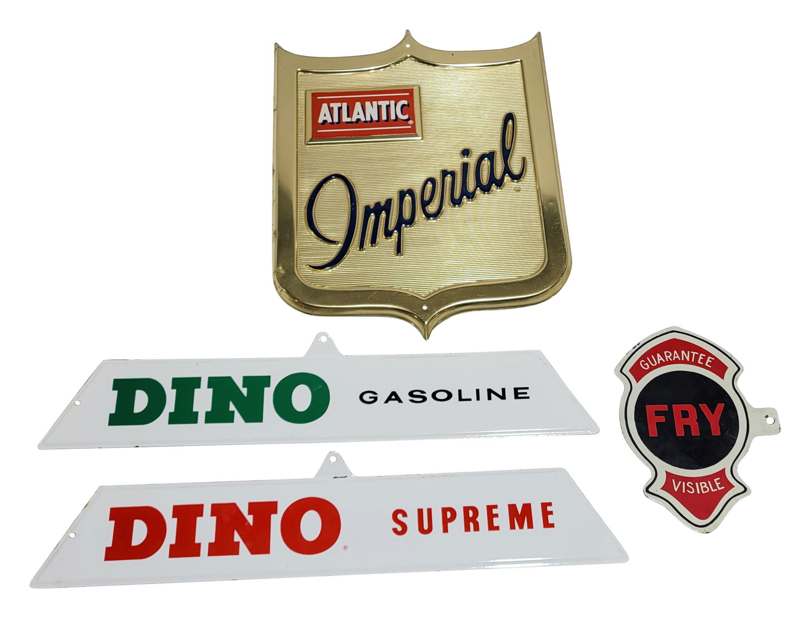 Dino Supreme, Fry, and Imperial Gas Pump Plates (1 of 2)