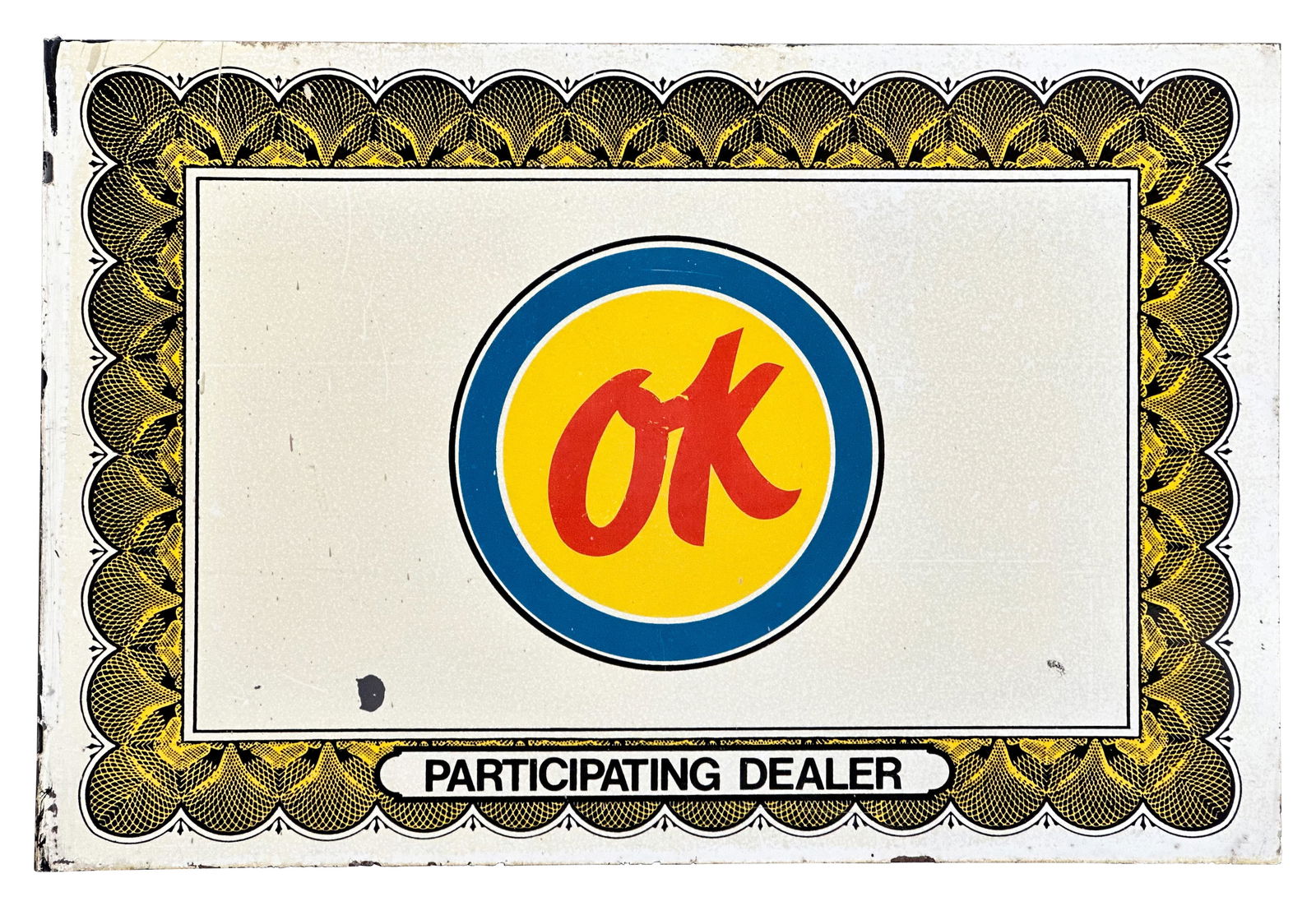 Chevrolet OK Participating Dealer DST Flange Sign w/ Logo (1 of 4)