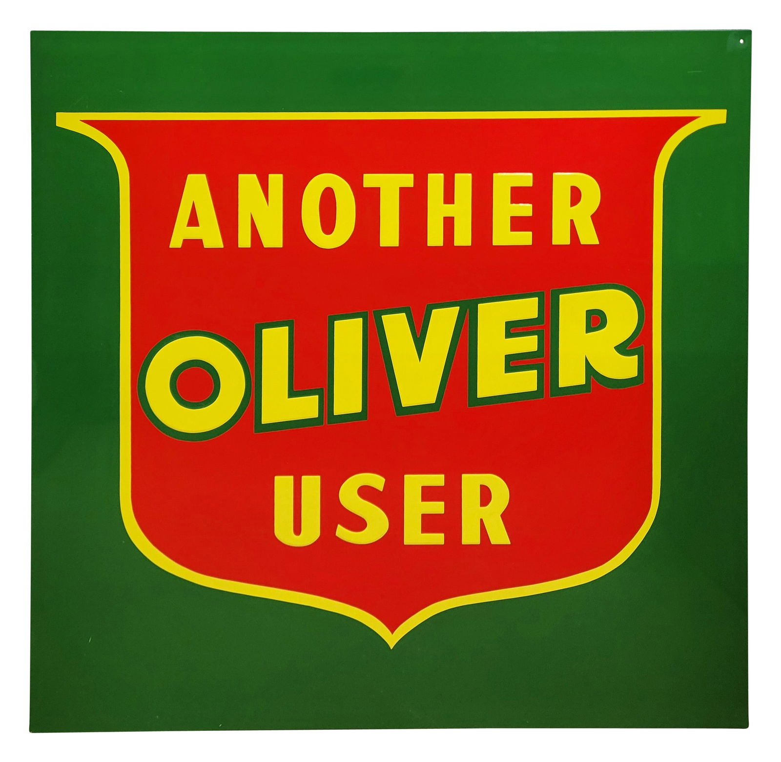 Another Oliver User Oliver Tractors Embossed SST Sign (1 of 2)