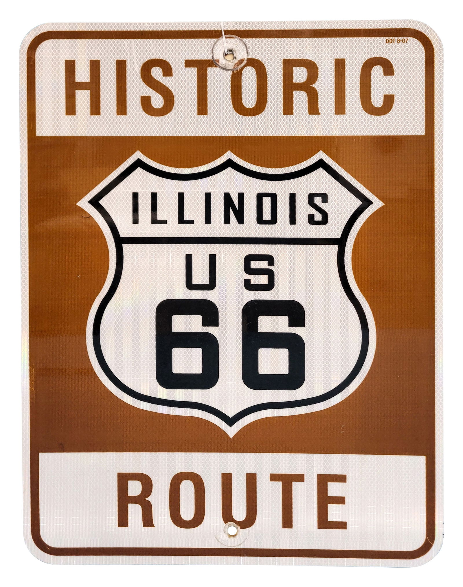 Historic Route 66 Illinois Road Sign (1 of 2)