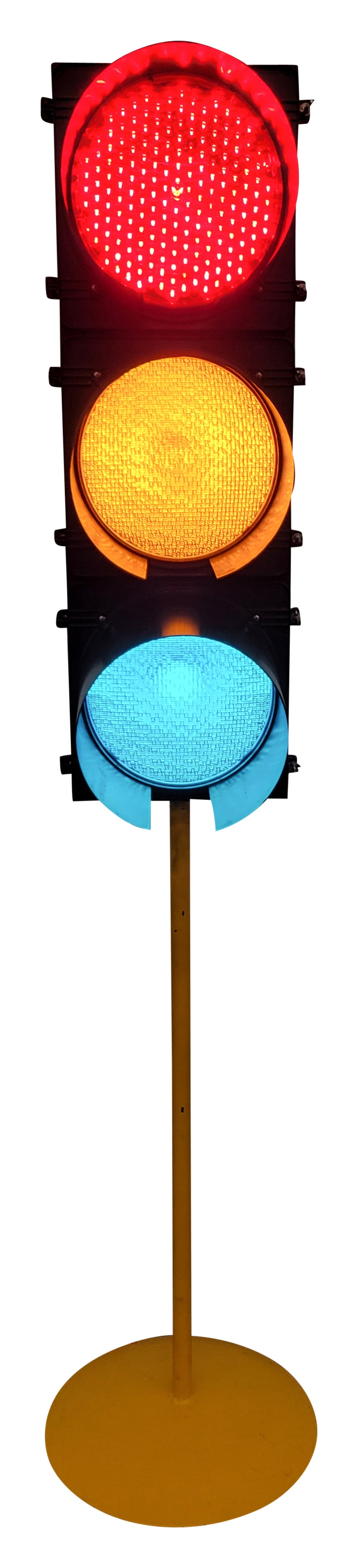 Large Traffic Light On Metal Stand (1 of 3)