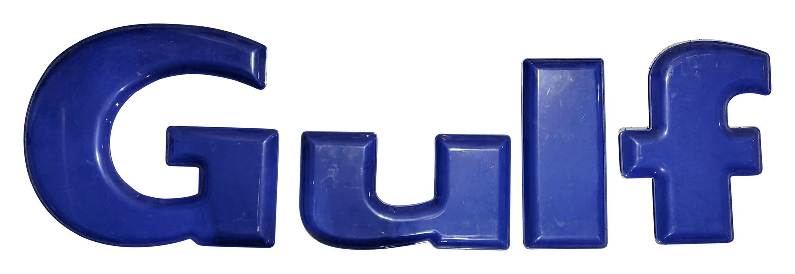 Gulf Service Station Plastic Letters (1 of 2)