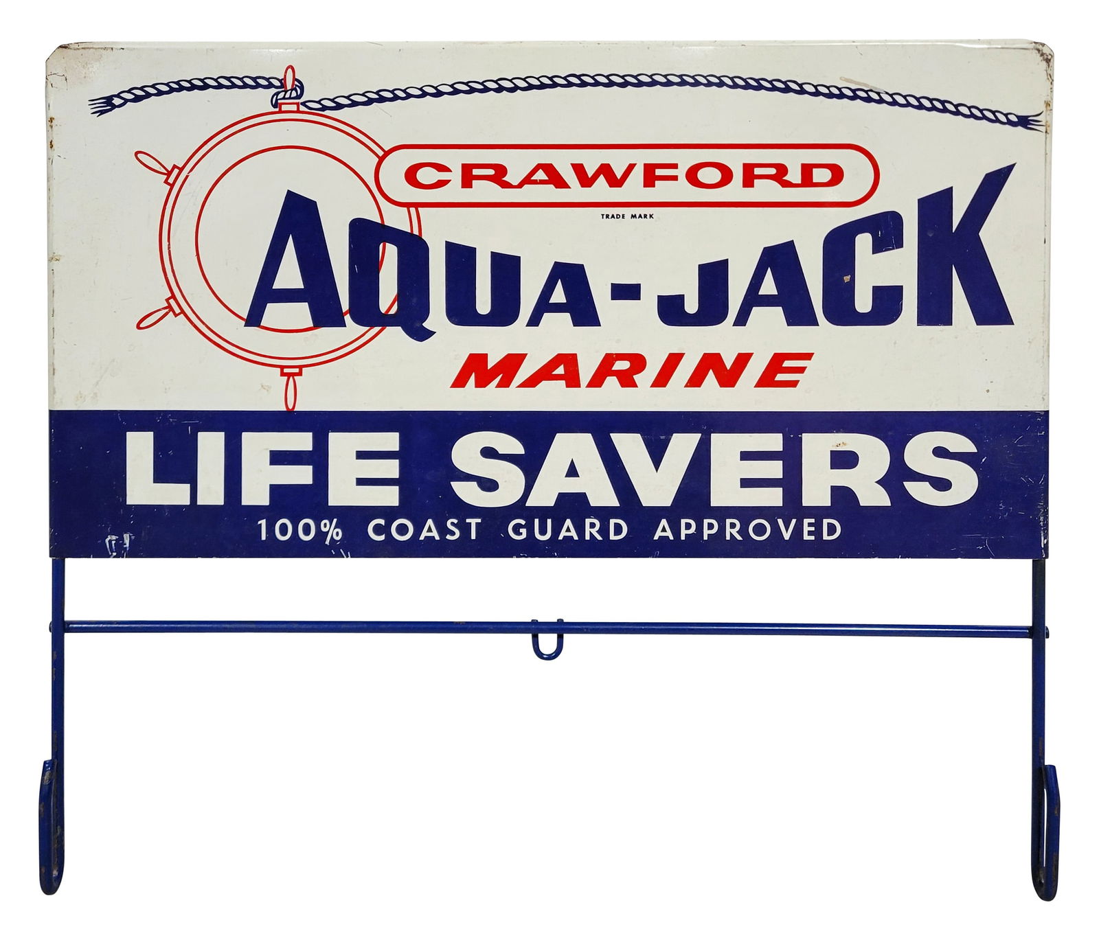 Crawford Aqua - Jack Marine Life Savers Rack Sign (1 of 2)