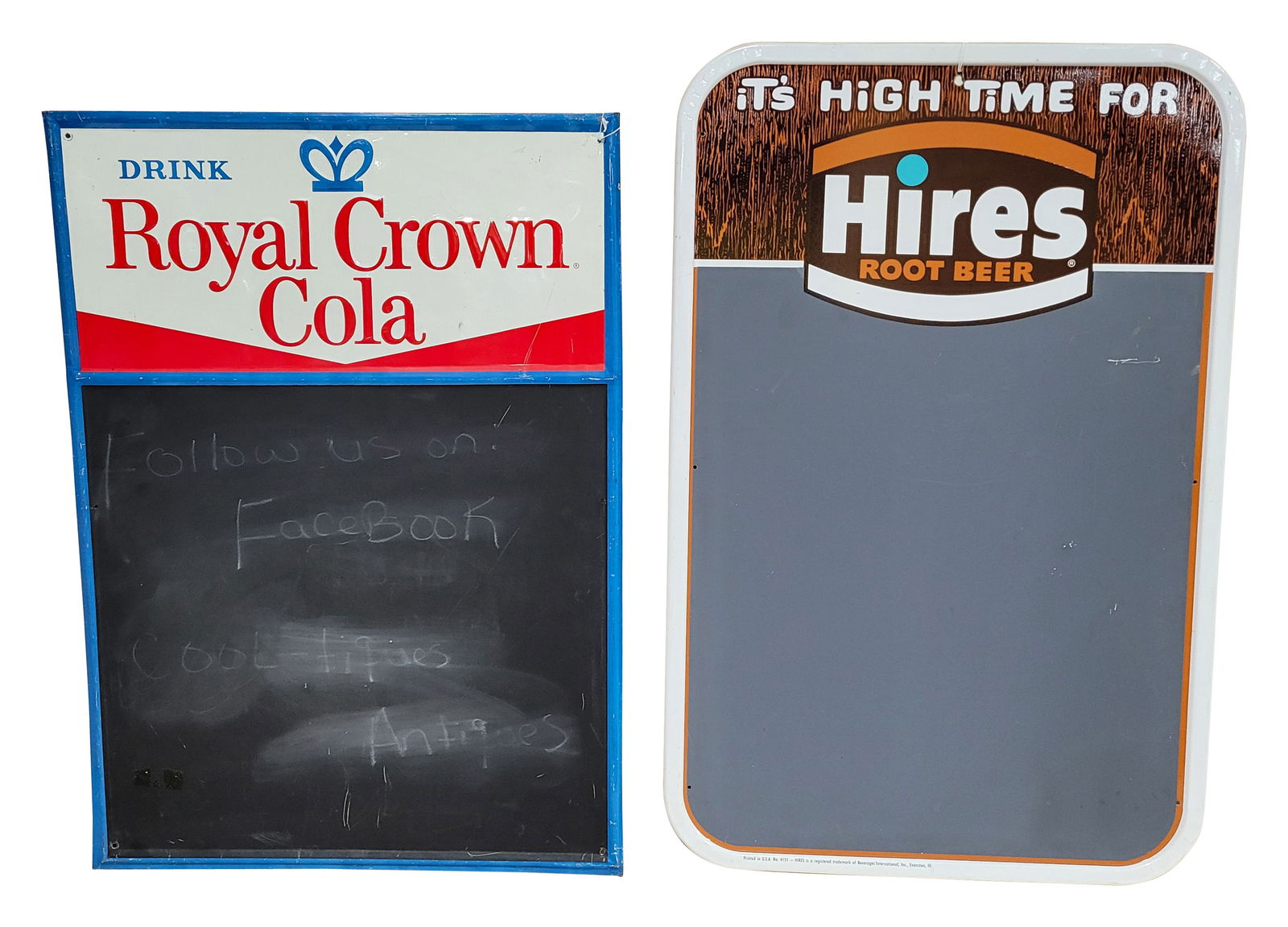 Drink Royal Crown Cola and Hires Root Beer Menu Boards (1 of 2)