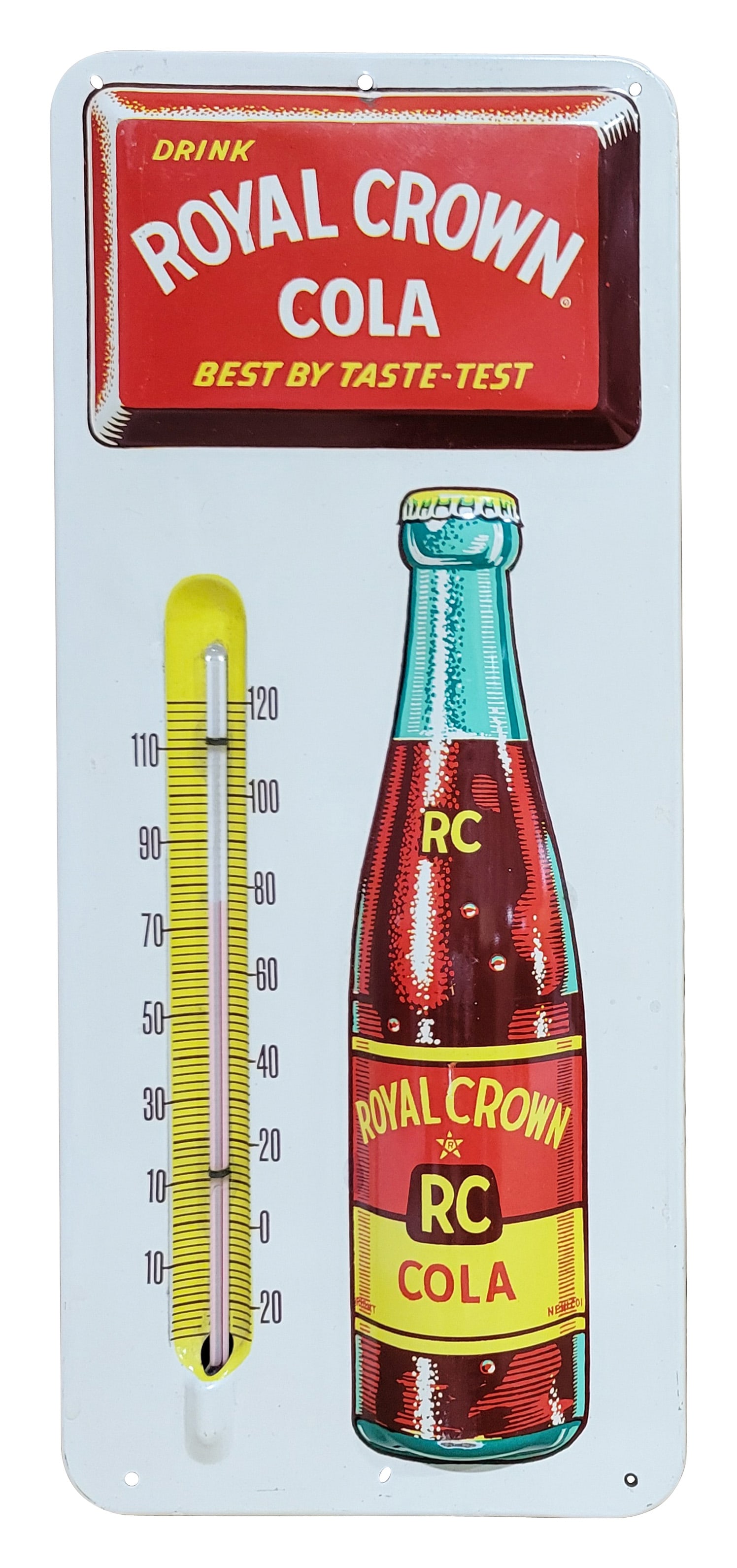 Drink Royal Crown Cola NOS 3D Thermometer TAC (1 of 3)