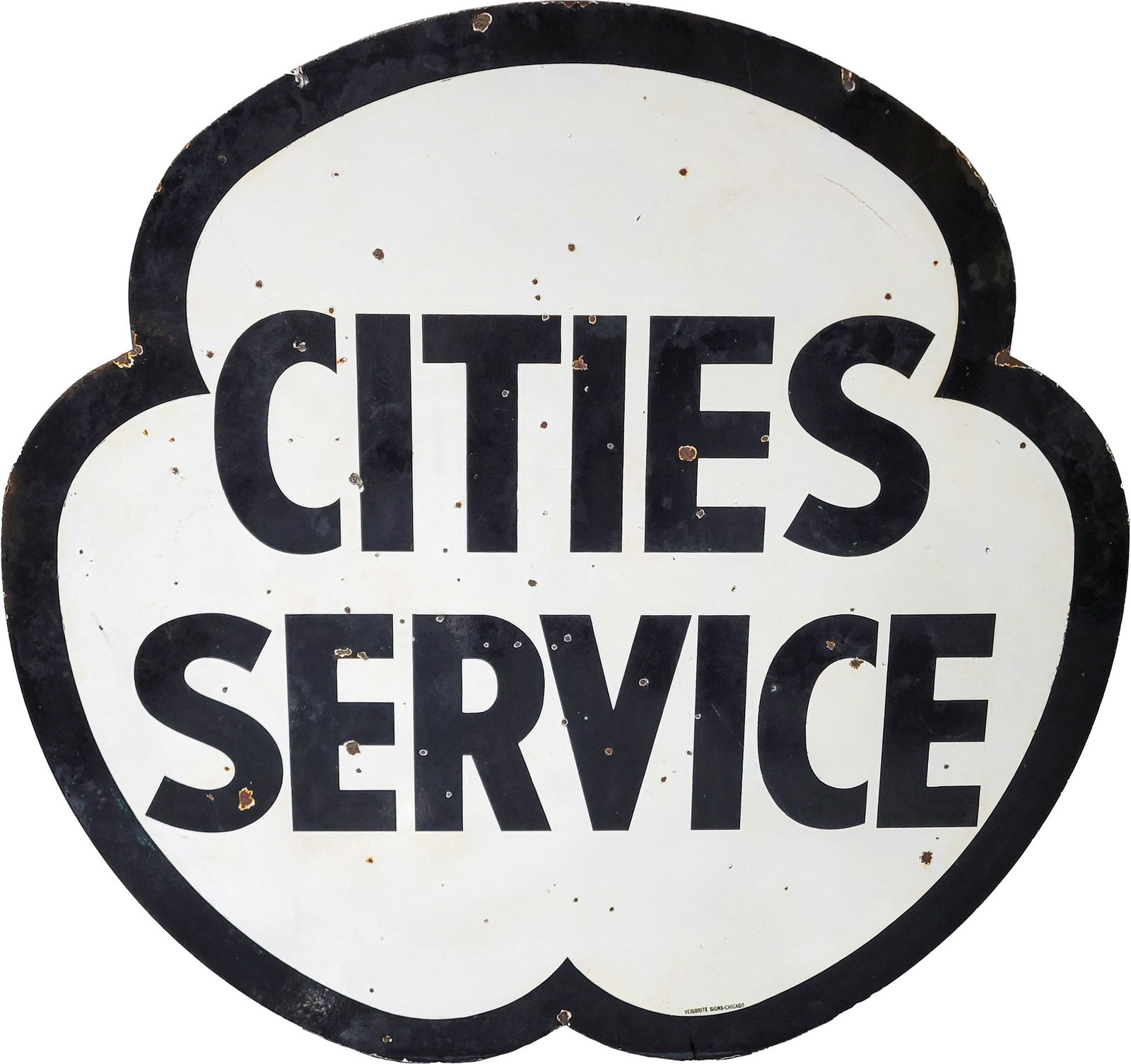 Cities Service Gasoline 48" DSP ID Sign (1 of 2)