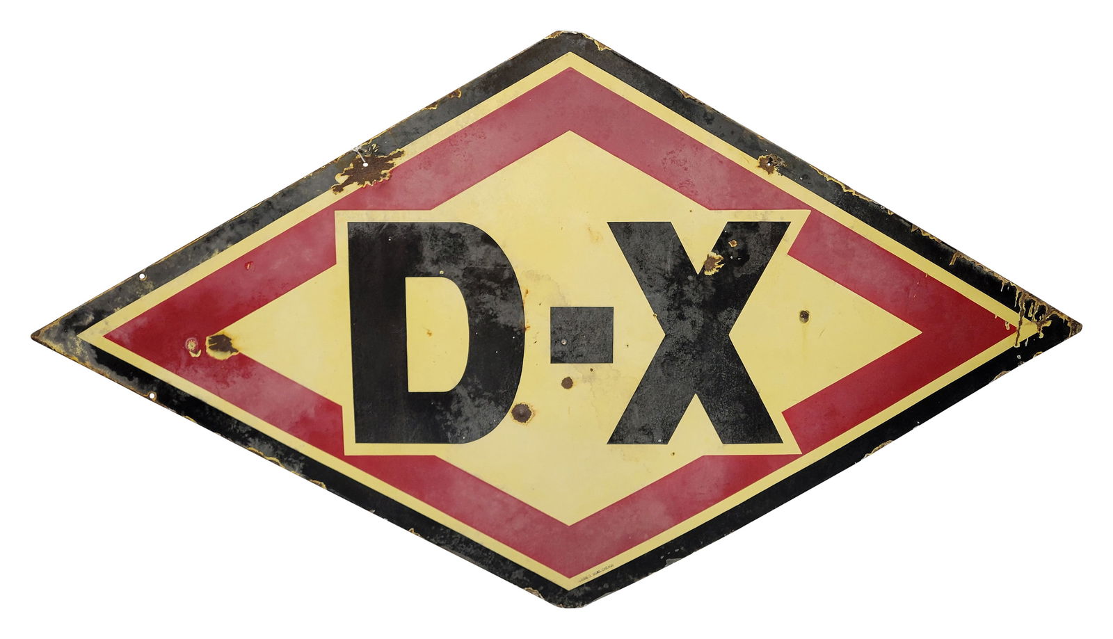 D-X Double Sided Porcelain Sign (1 of 2)