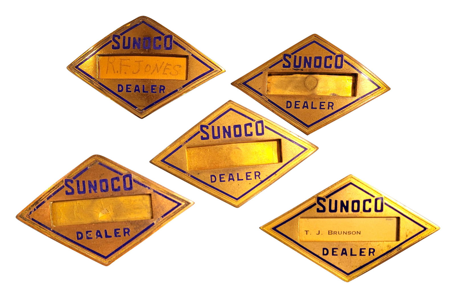 Sunoco Dealer Service Station Attendant Hat Badges (1 of 3)