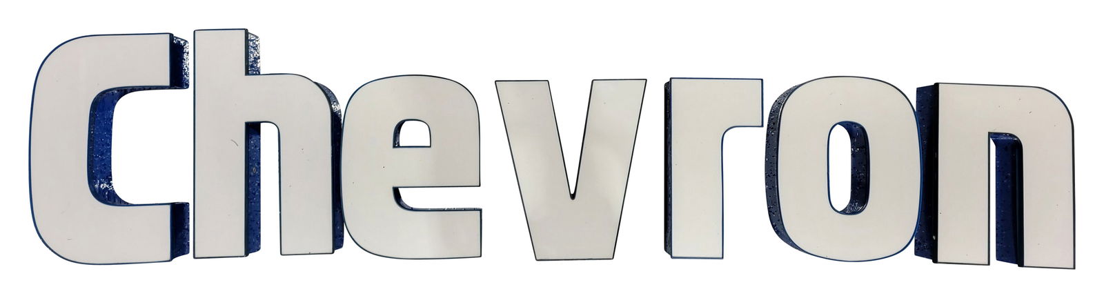 Chevron Service Station Plastic Channel Letters (1 of 2)
