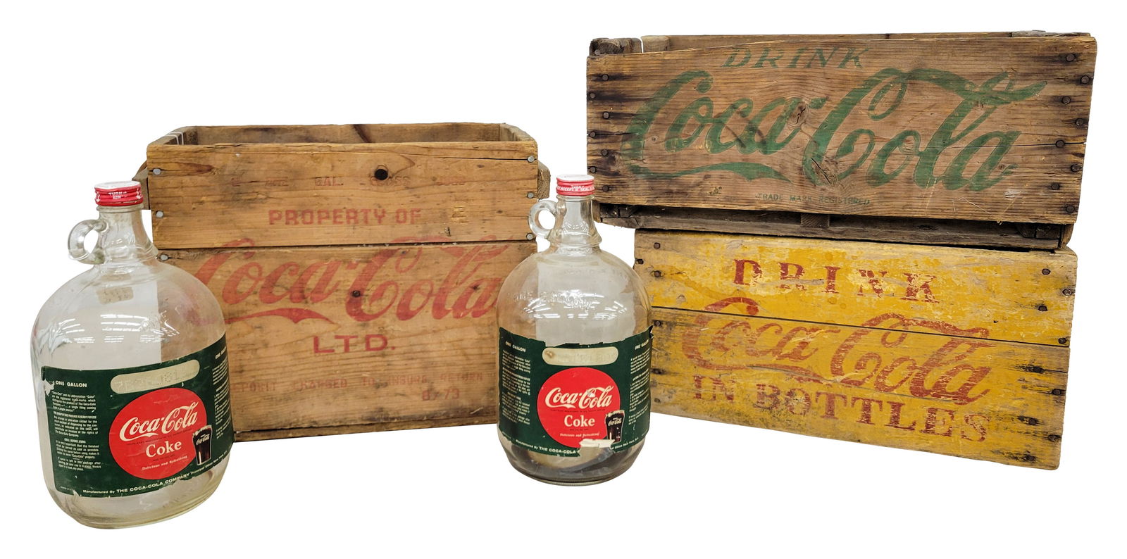 Coca Cola wood boxes / crates (1 of 3)