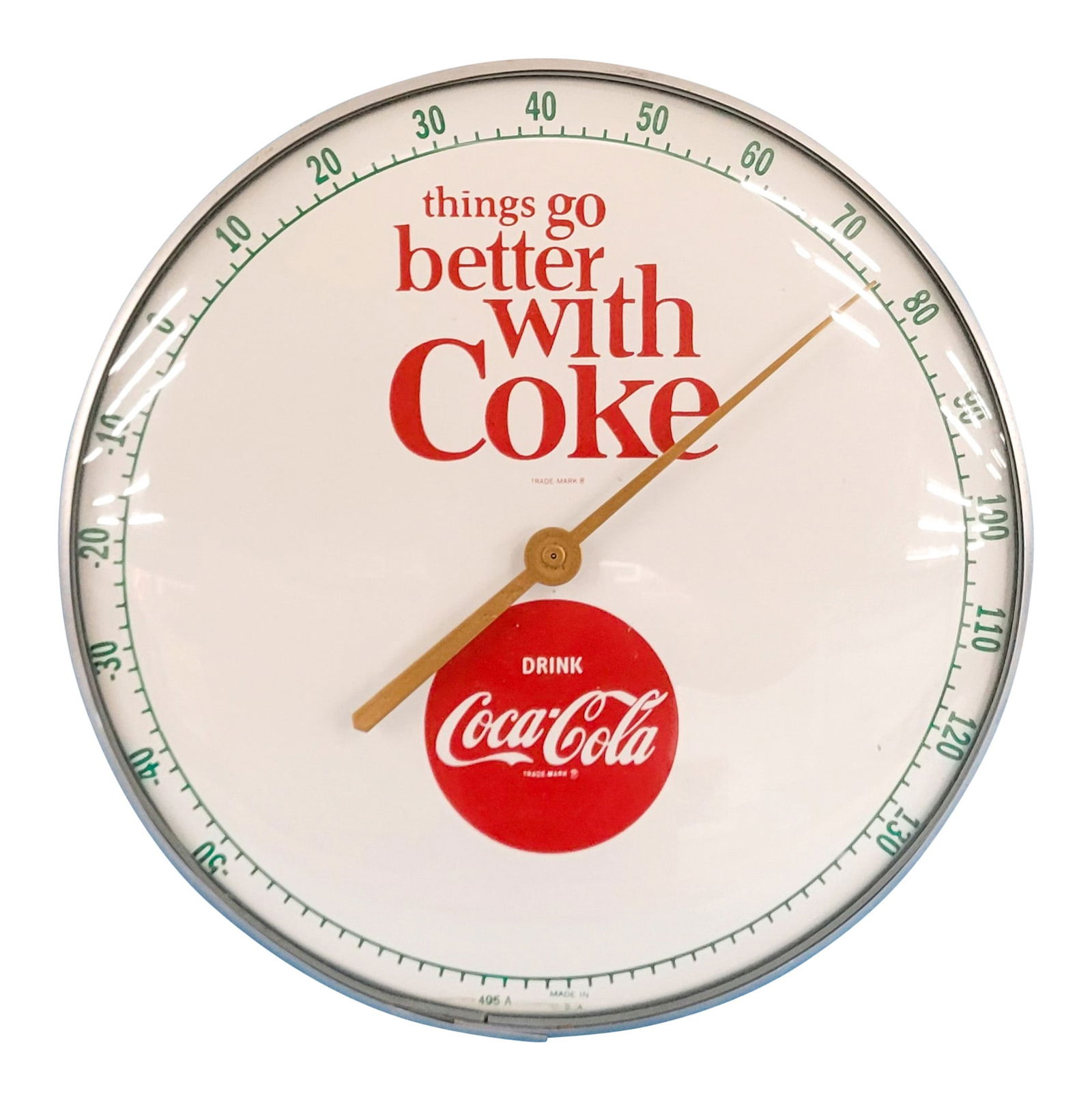 Drink Coca Cola "Things go Better with Coke" 12" Thermometer (1 of 2)