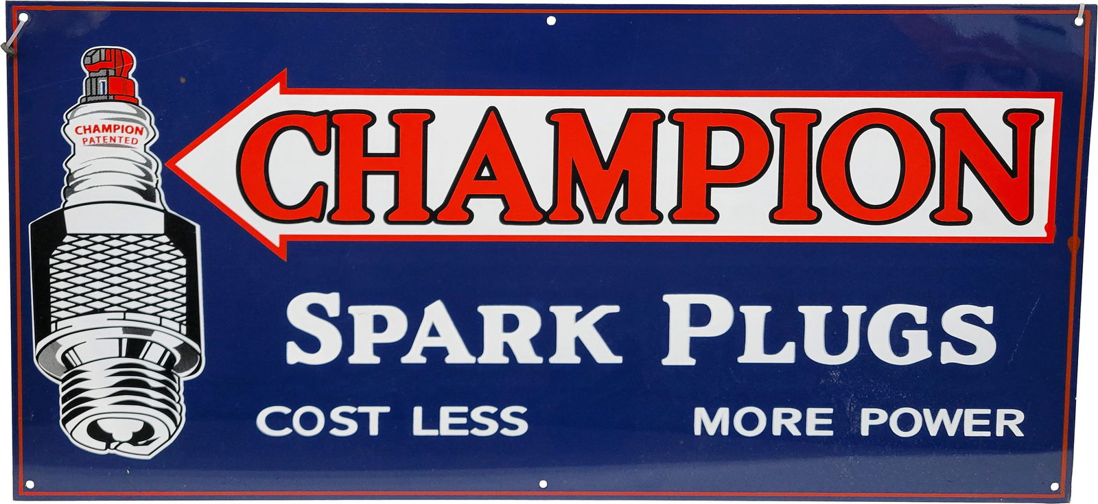 Reproduction Champion Spark Plugs Sign (1 of 2)