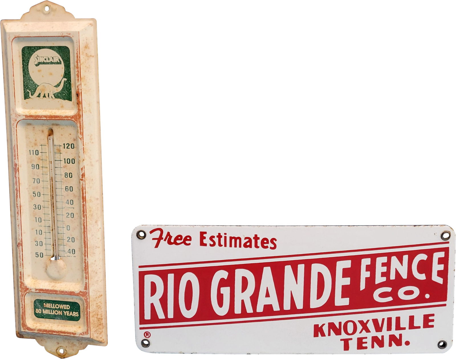 Rio Grande Fence Co. Knoxville Tenn. SSP Sign (1 of 2)