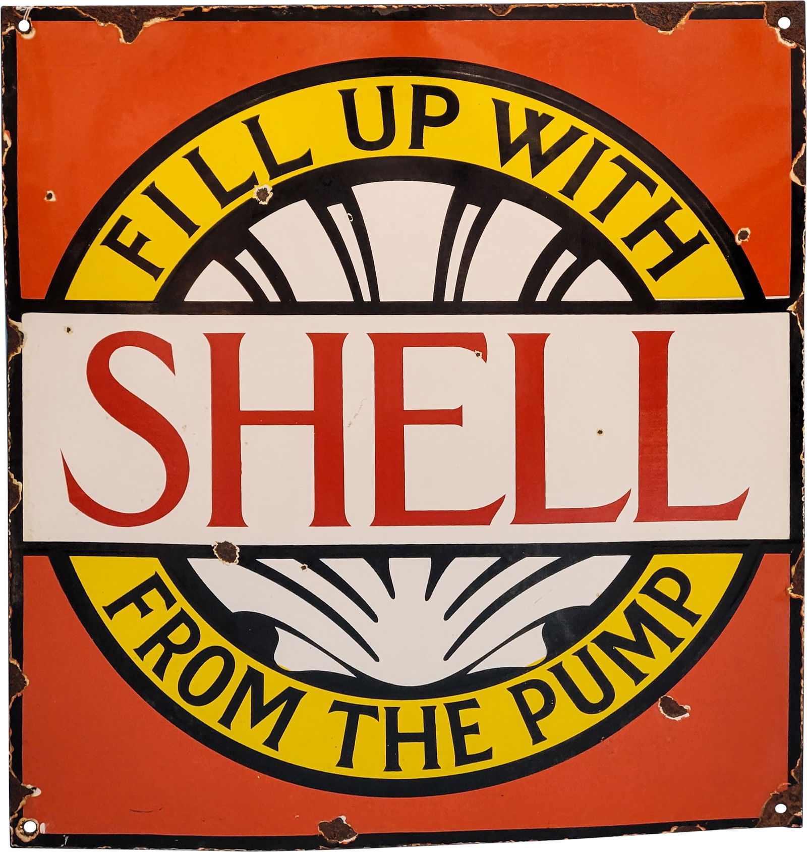 Fill Up With Shell From the Pump SSP Sign w/ Logo (1 of 2)