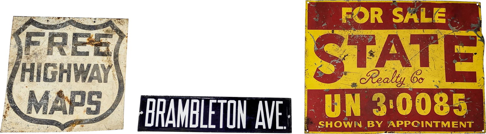 Lot of 3 Signs (1 of 3)