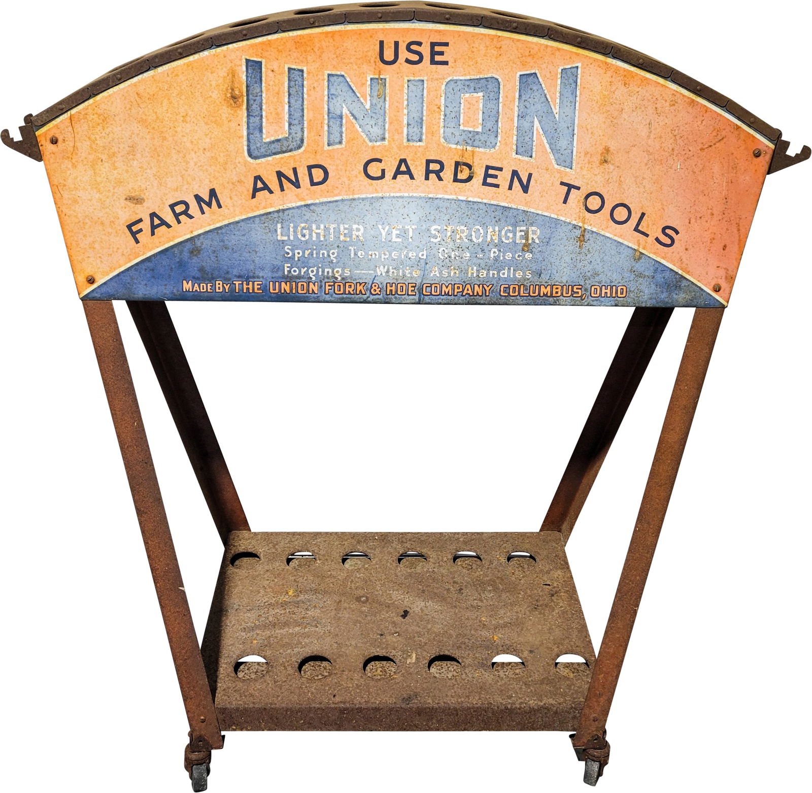 Union Farm And Garden Tools Rolling Display Rack (1 of 3)