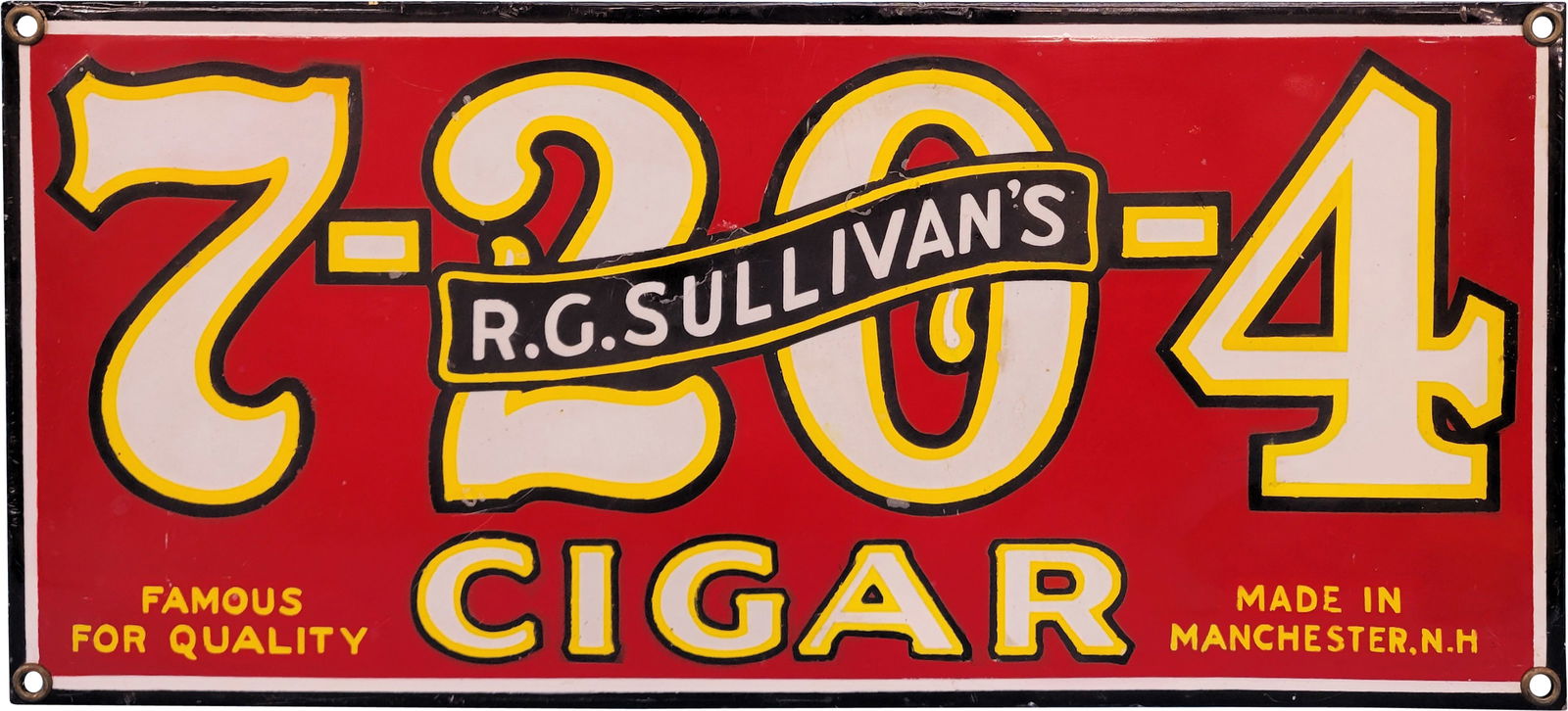 R.G. Sullivan Cigar SSP Restored Sign (1 of 2)