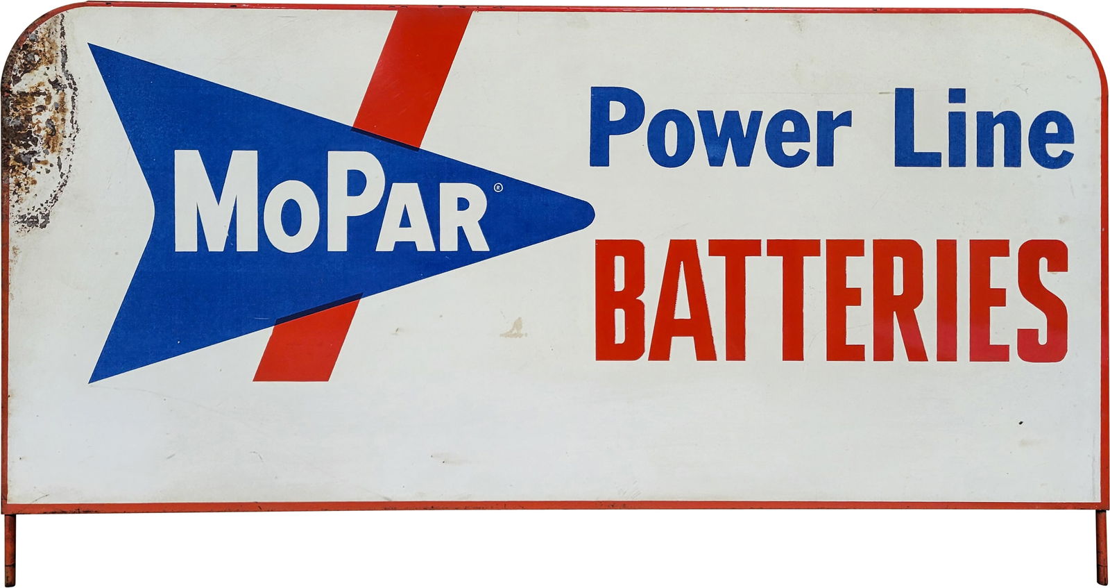 Mopar Power Line Batteries SST Rack Sign (1 of 2)